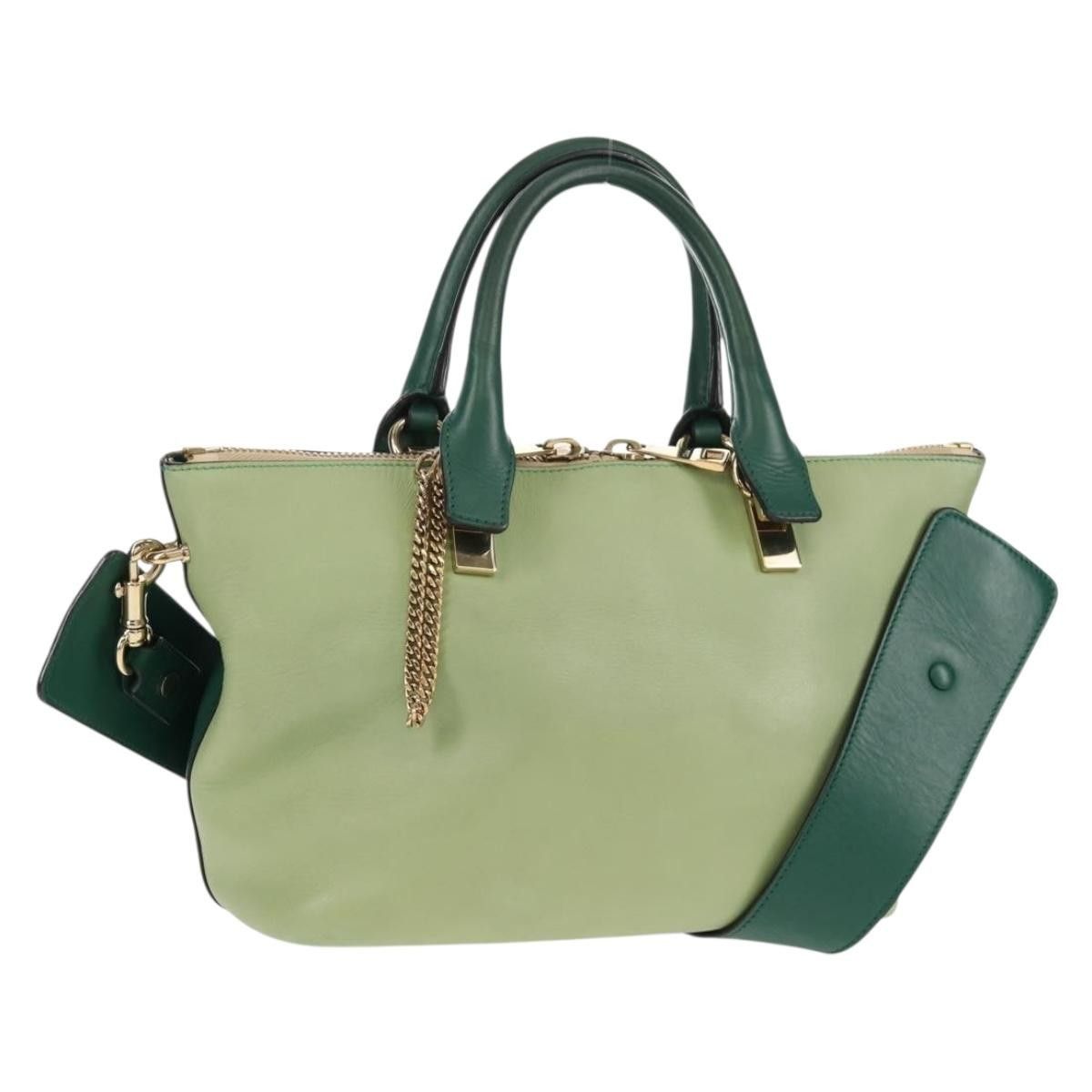 Chloe Chloe Bicolor Baylee Satchel Leather Size ONE SIZE - 15 Thumbnail