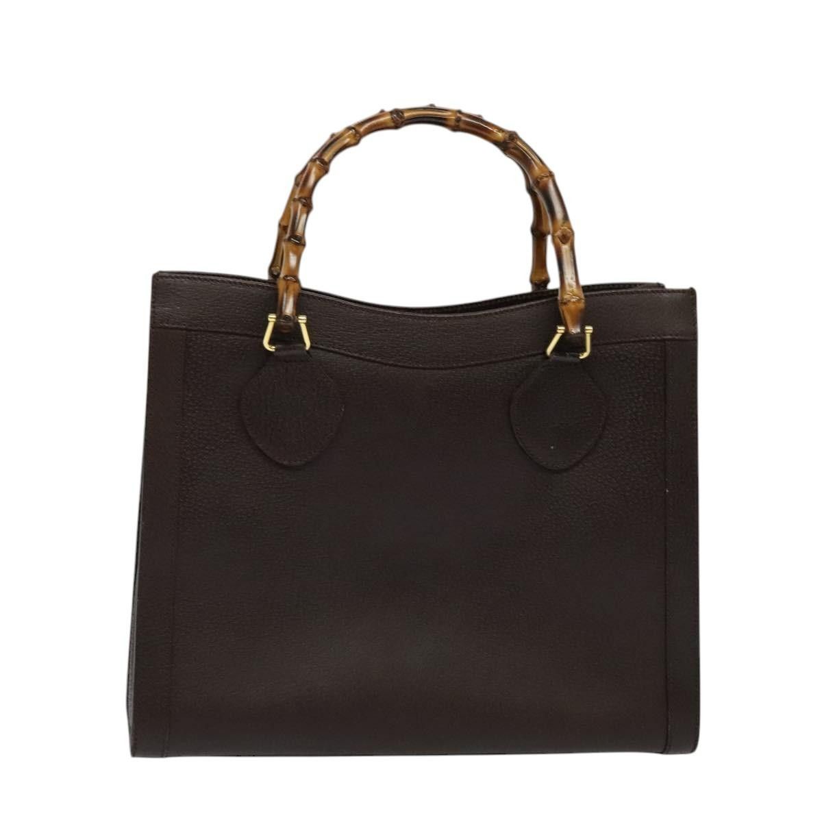 Gucci Gucci Bamboo Handle Tote Leather Size ONE SIZE - 18 Thumbnail