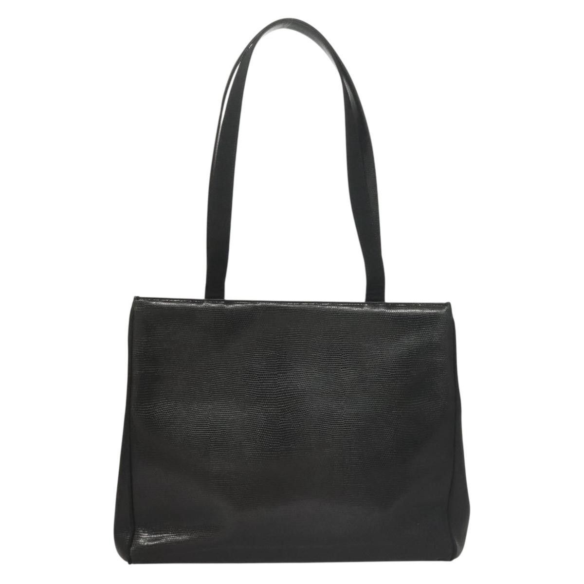 Salvatore Ferragamo Salvatore Ferragamo Vintage Vara Bow Tote Lizard Embossed Leather Size ONE SIZE - 2 Thumbnail