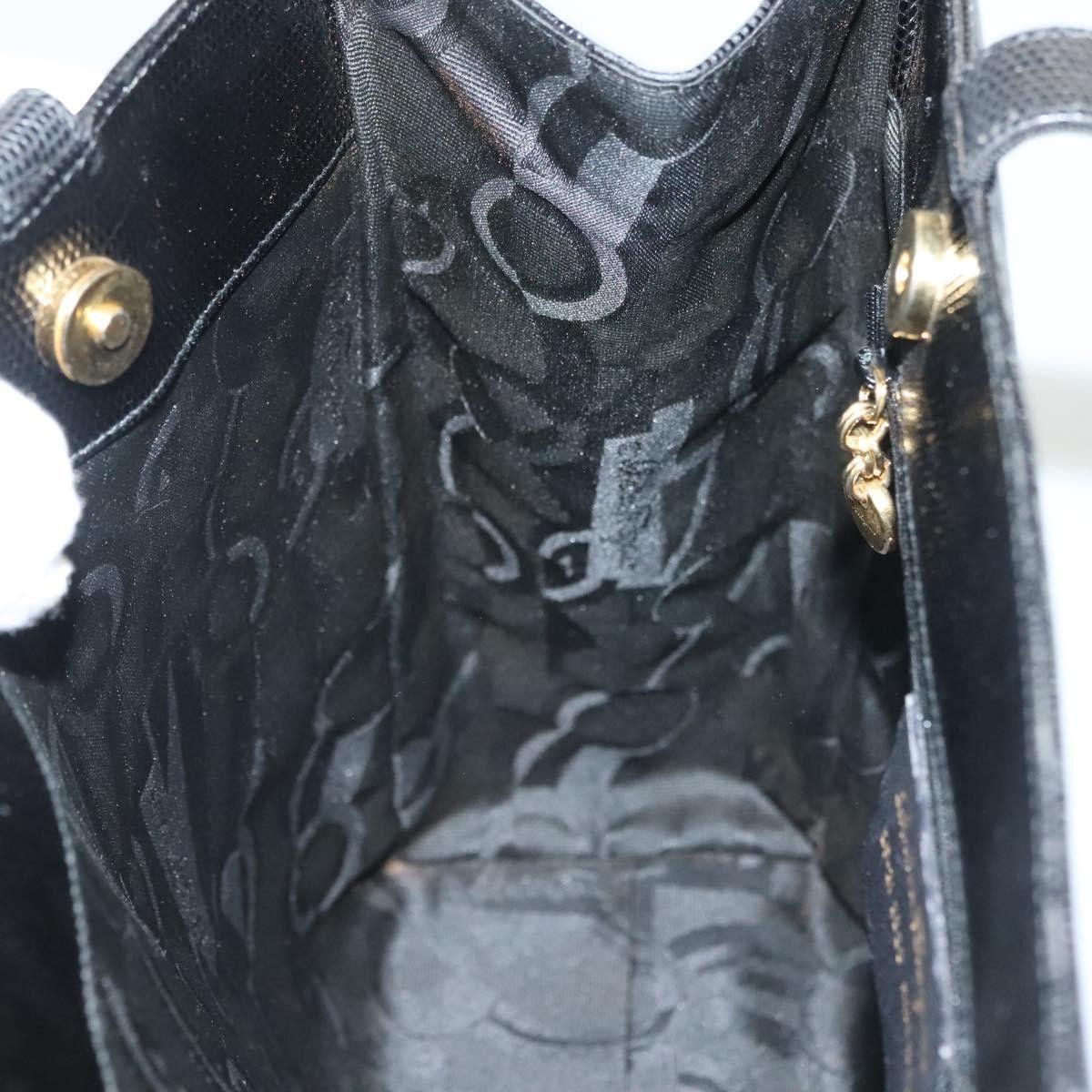 Salvatore Ferragamo Salvatore Ferragamo Vintage Vara Bow Tote Lizard Embossed Leather Size ONE SIZE - 18 Thumbnail