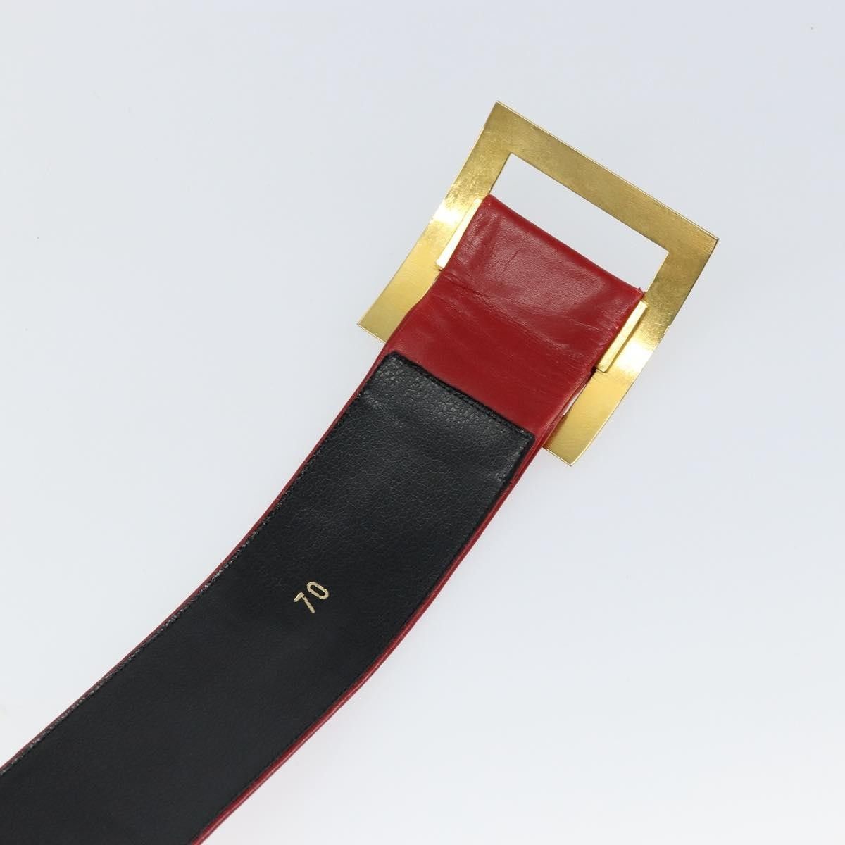 Chanel Chanel Square Buckle Belt Leather Size ONE SIZE - 5 Thumbnail