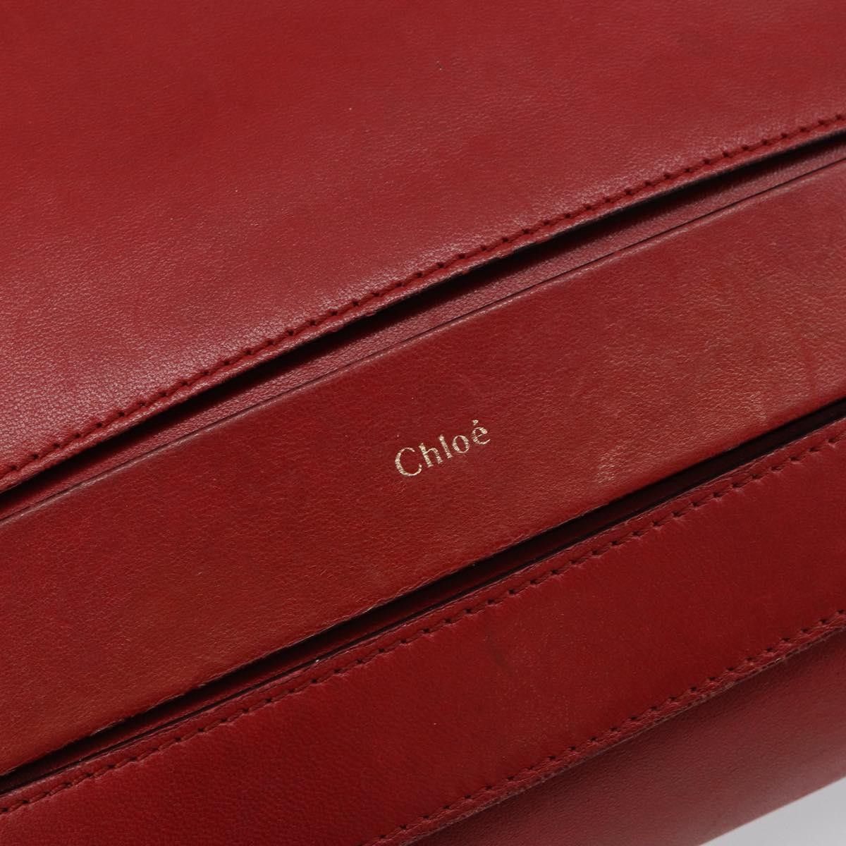 Chloe Chloe Elle Chain Clutch Leather Size ONE SIZE - 18 Thumbnail