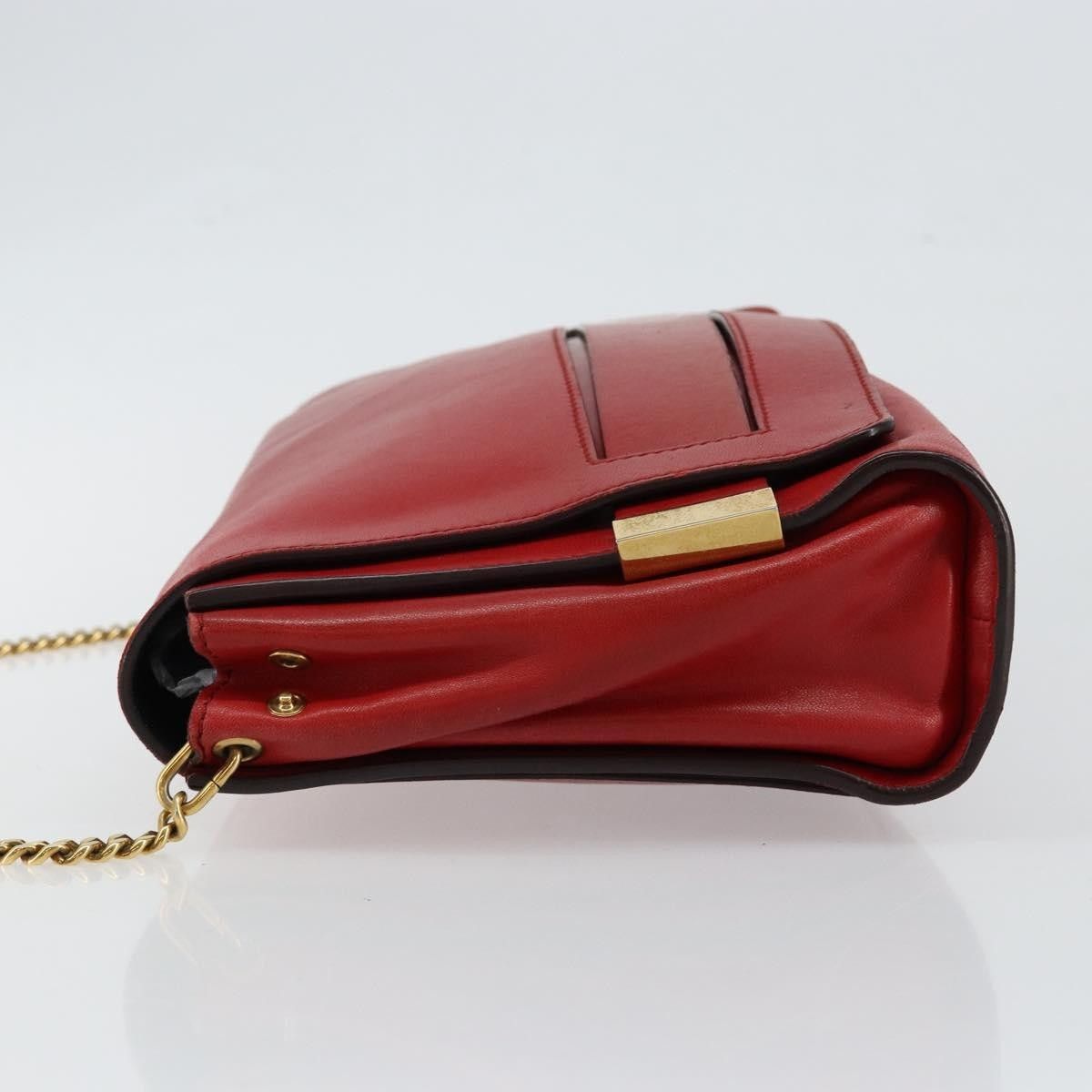 Chloe Chloe Elle Chain Clutch Leather Size ONE SIZE - 4 Thumbnail