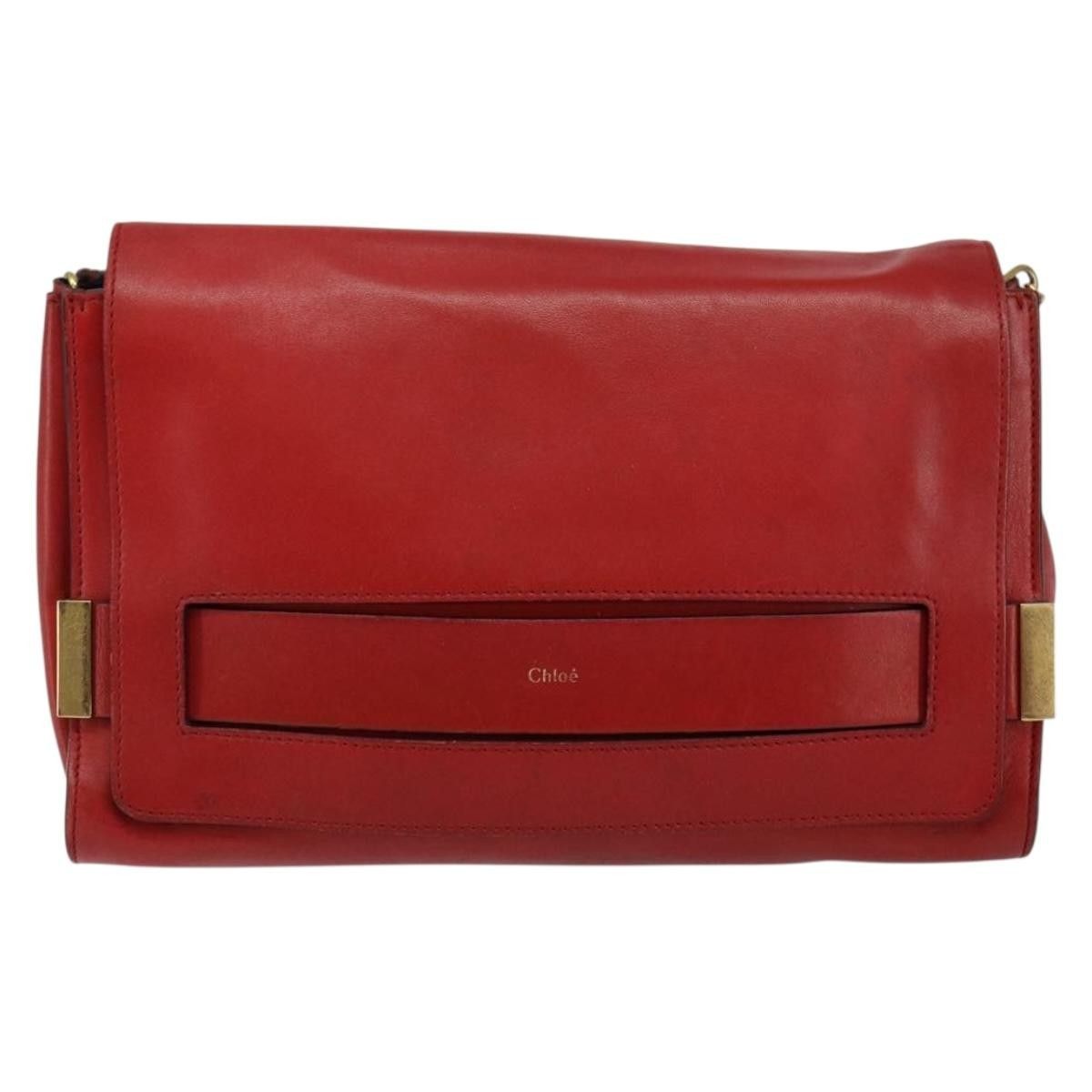 Chloe Chloe Elle Chain Clutch Leather Size ONE SIZE - 15 Thumbnail
