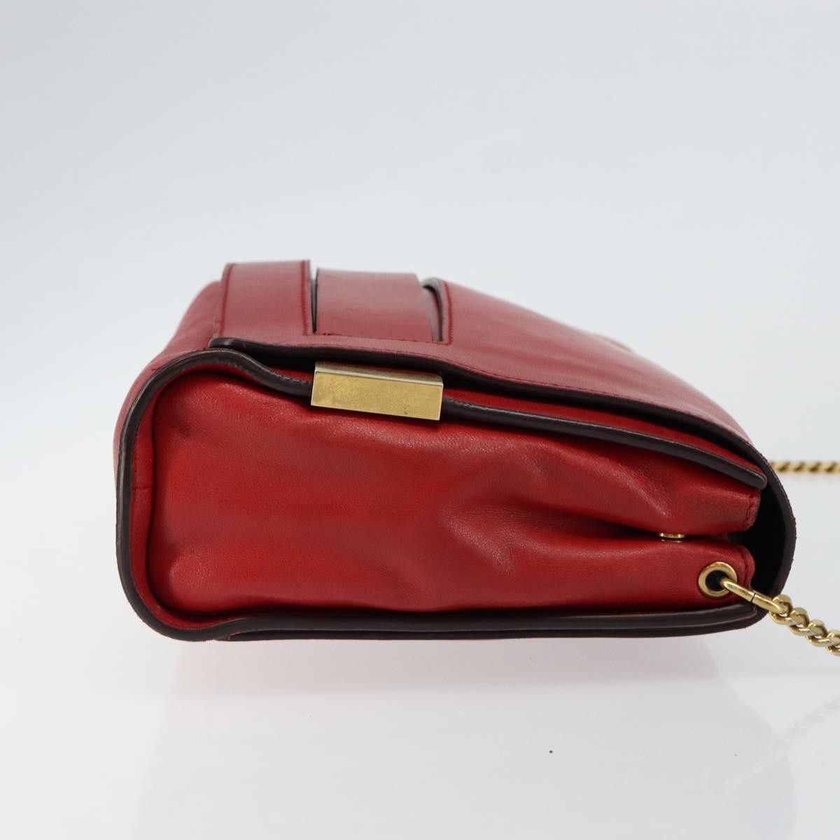 Chloe Chloe Elle Chain Clutch Leather Size ONE SIZE - 3 Thumbnail