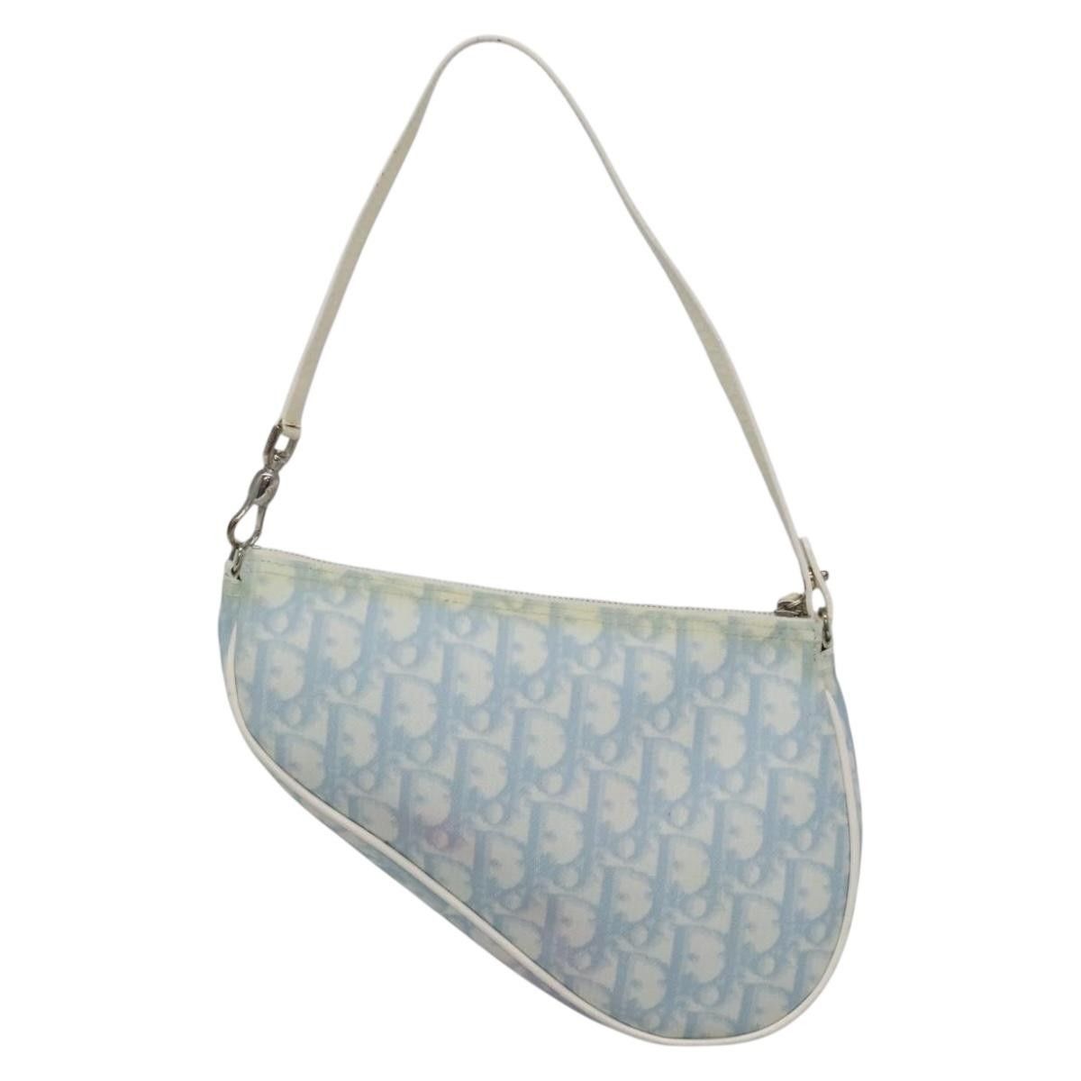 Dior Christian Dior Vintage Saddle Bag Diorissimo Canvas Size ONE SIZE - 2 Thumbnail