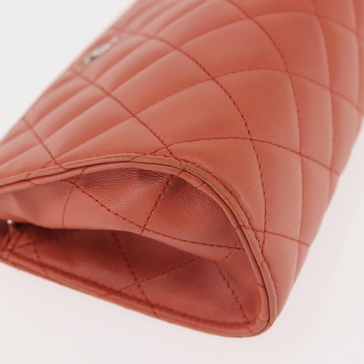 Chanel Chanel Classic Double Pocket Zip Pouch Quilted Lambskin Size ONE SIZE - 9 Thumbnail