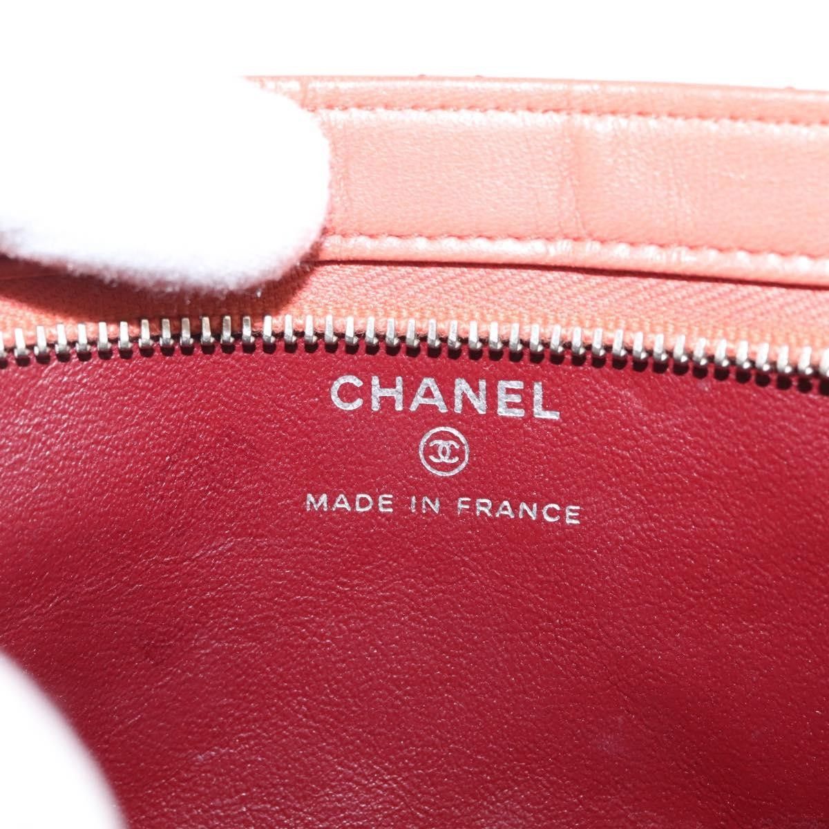 Chanel Chanel Classic Double Pocket Zip Pouch Quilted Lambskin Size ONE SIZE - 6 Thumbnail