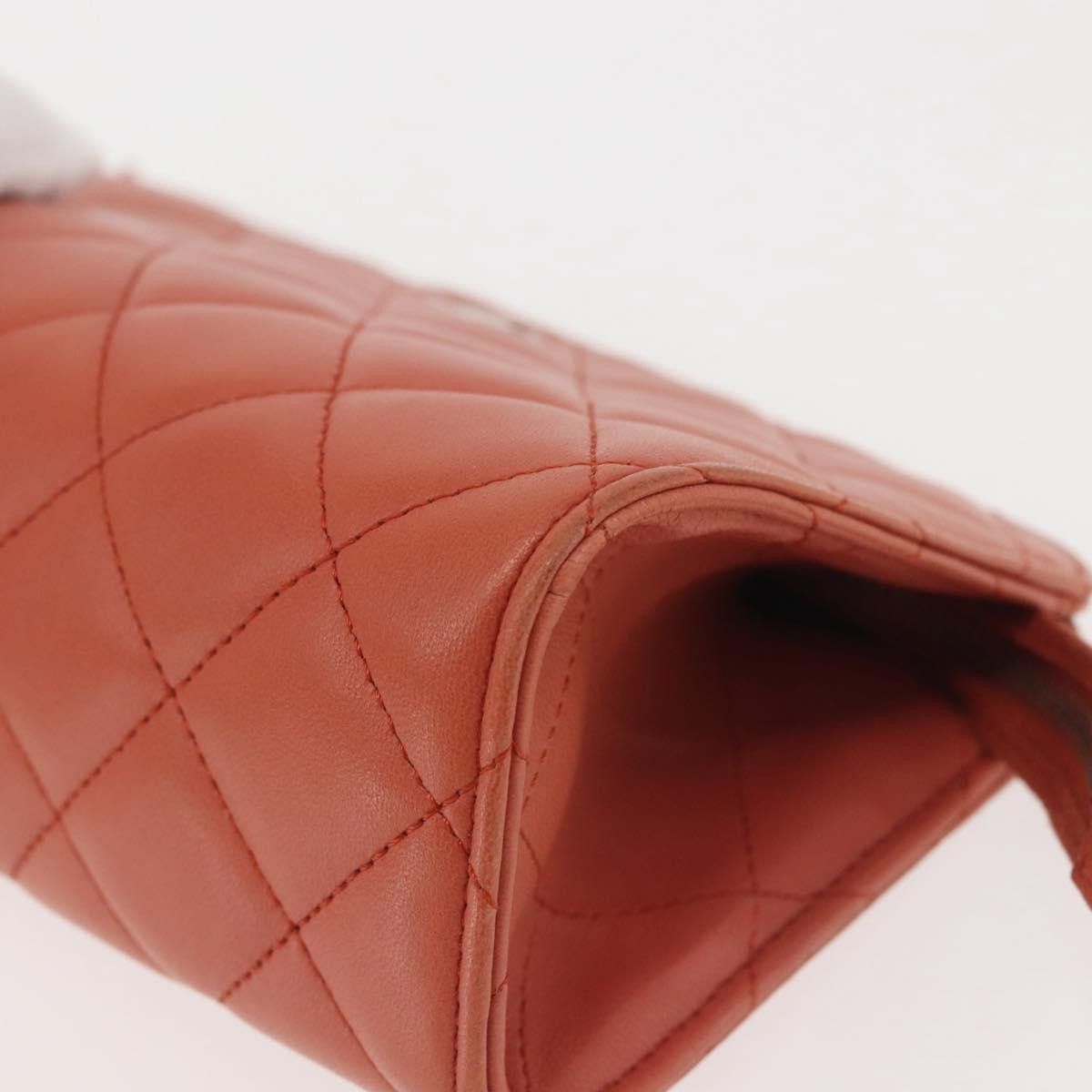 Chanel Chanel Classic Double Pocket Zip Pouch Quilted Lambskin Size ONE SIZE - 10 Thumbnail