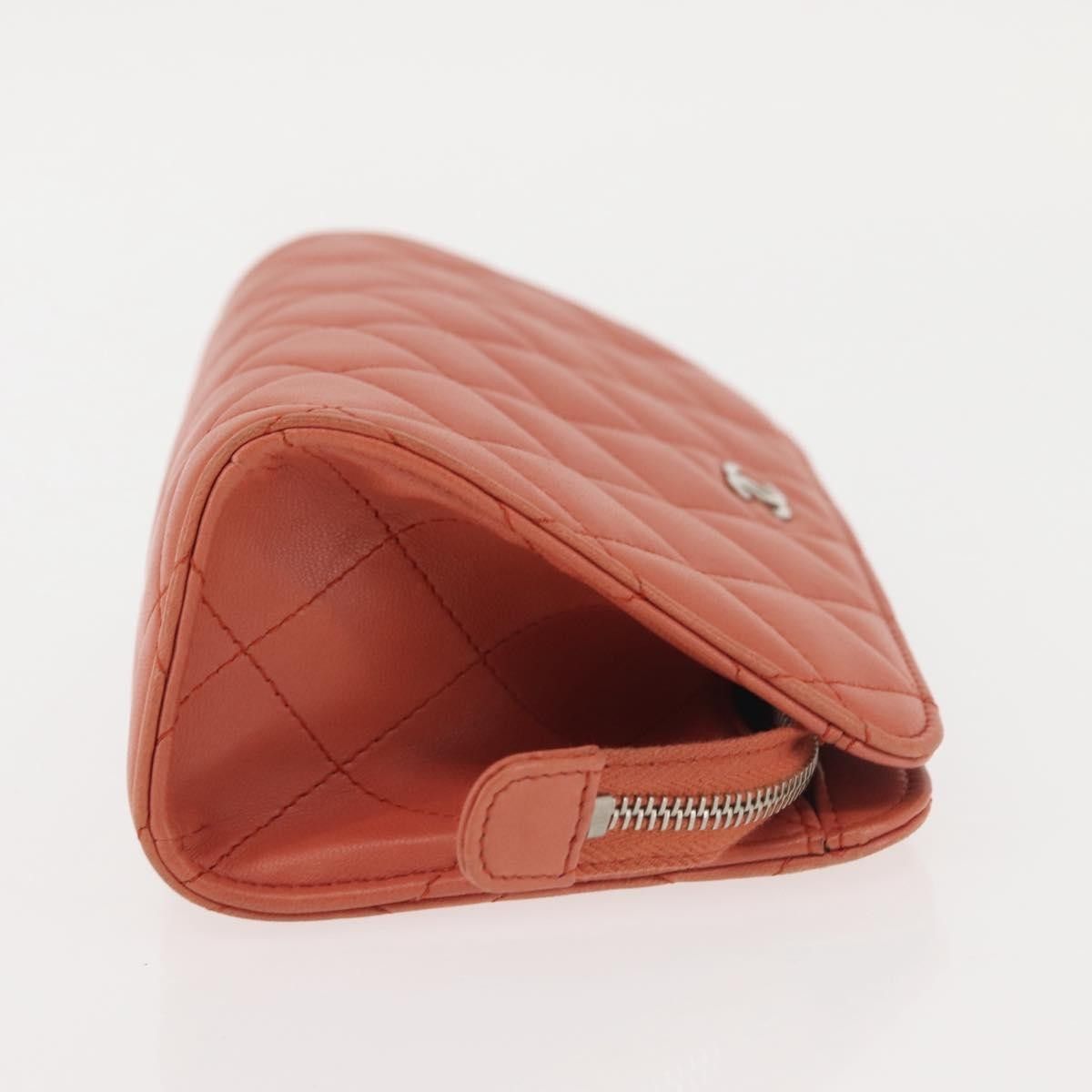Chanel Chanel Classic Double Pocket Zip Pouch Quilted Lambskin Size ONE SIZE - 3 Thumbnail