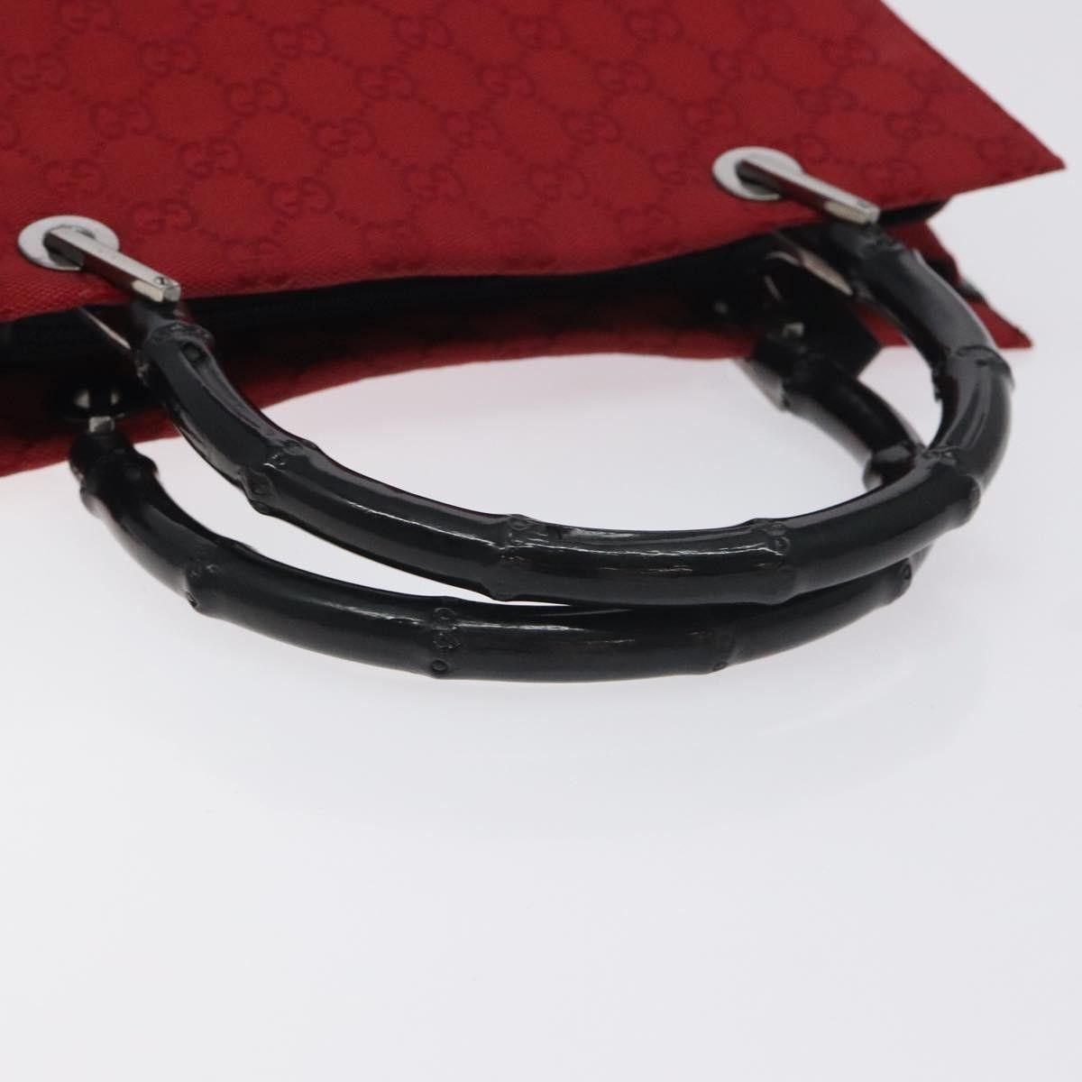 Gucci Gucci Vintage Bamboo Handle Tote Canvas Size ONE SIZE - 8 Thumbnail