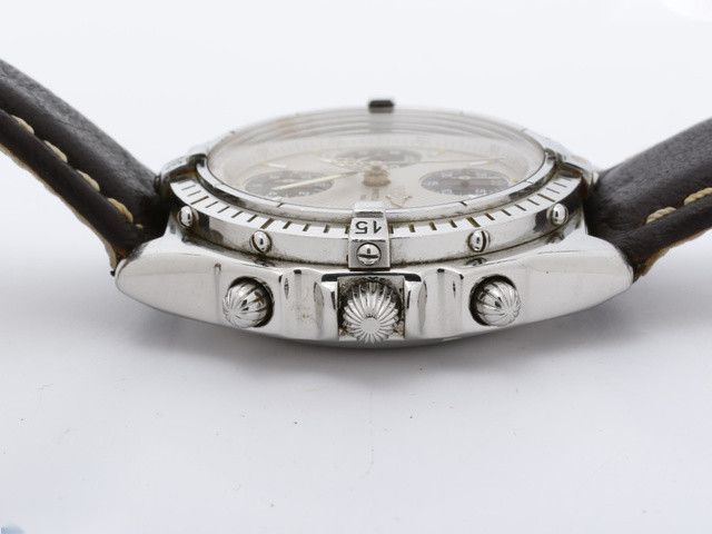 Breitling Breitling Chronomat Chronometer Automatic Watch stainless Steel Dial and leather bracelet Size ONE SIZE - 5 Thumbnail