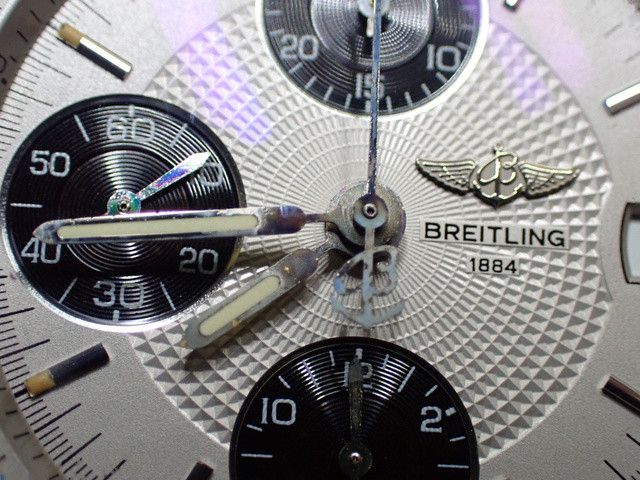 Breitling Breitling Chronomat Chronometer Automatic Watch stainless Steel Dial and leather bracelet Size ONE SIZE - 9 Thumbnail