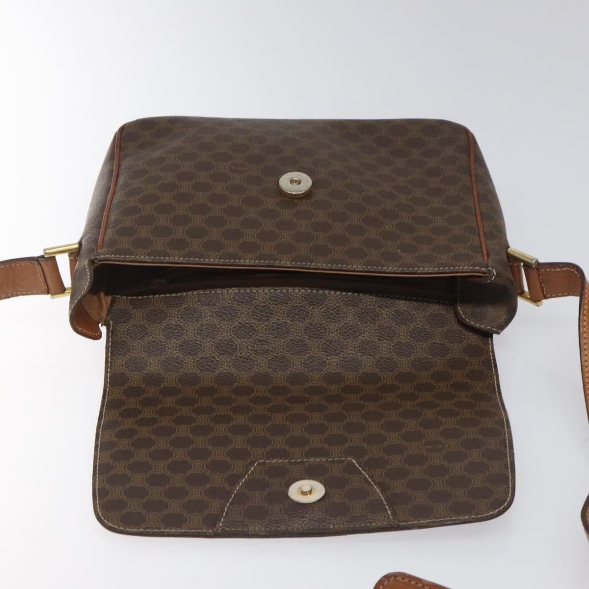 Celine Celine Vintage Macadam Shoulder Bag Canvas Size ONE SIZE - 19 Thumbnail