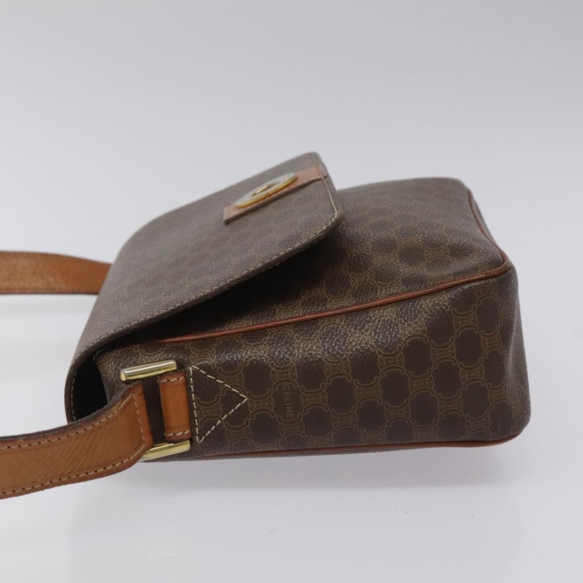 Celine Celine Vintage Macadam Shoulder Bag Canvas Size ONE SIZE - 4 Thumbnail