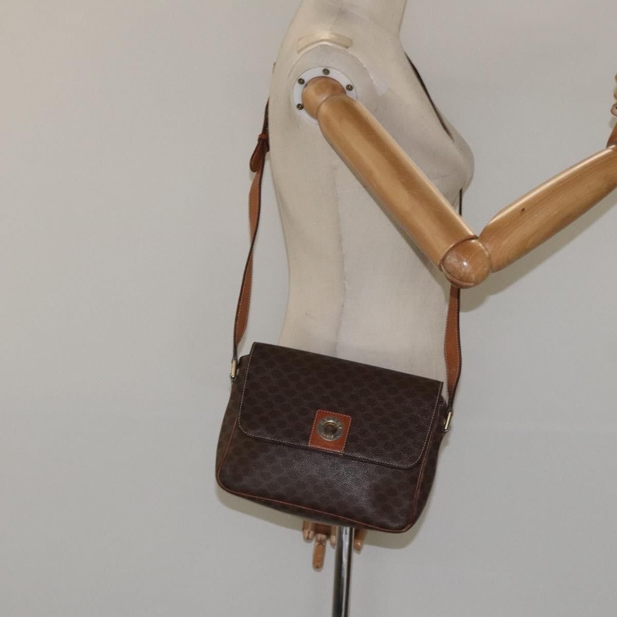 Celine Celine Vintage Macadam Shoulder Bag Canvas Size ONE SIZE - 13 Thumbnail