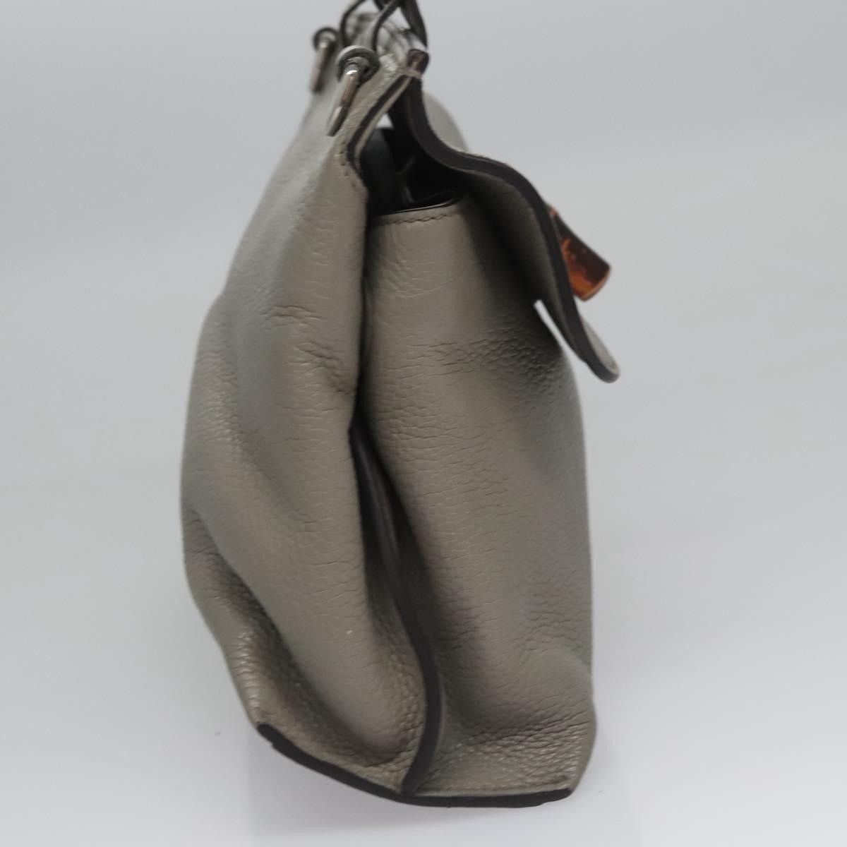 Gucci Gucci Bamboo Daily Top Handle Bag Leather Size ONE SIZE - 3 Thumbnail
