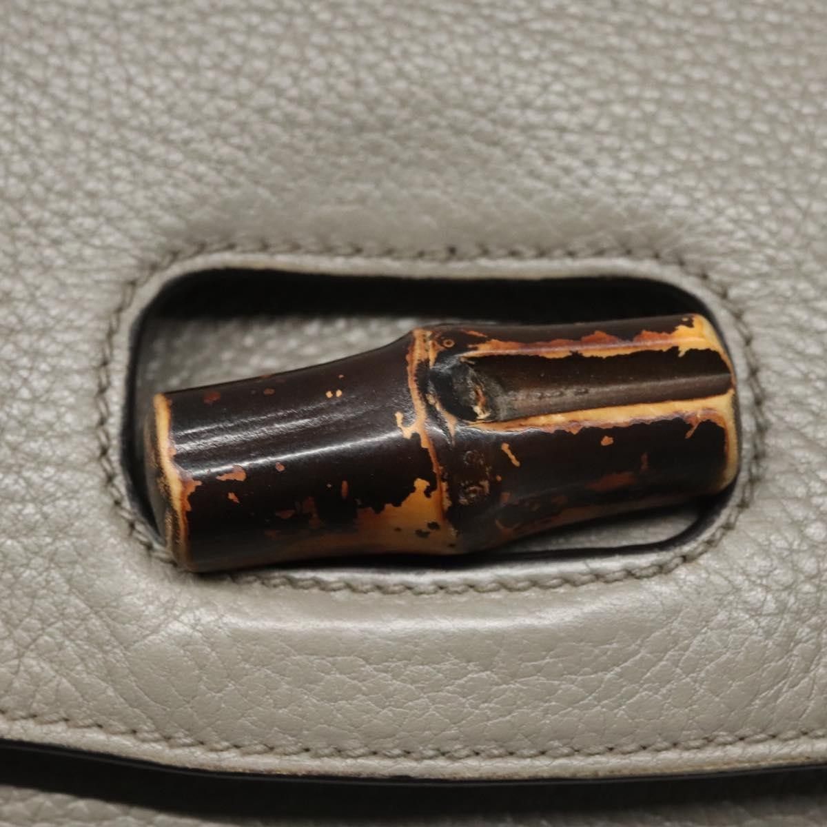 Gucci Gucci Bamboo Daily Top Handle Bag Leather Size ONE SIZE - 18 Thumbnail