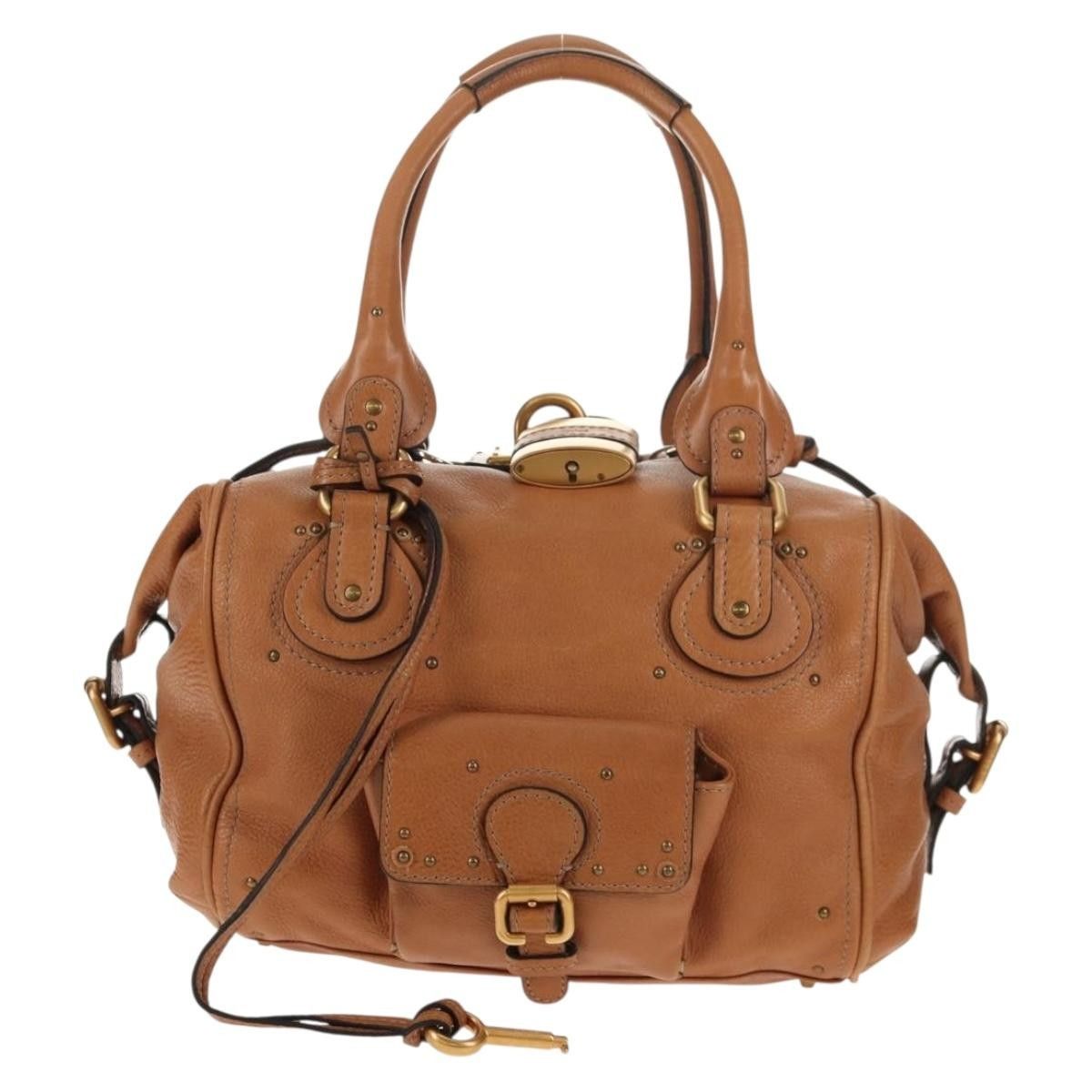 Chloe Chloe Paddington Lock Handbag Leather Size ONE SIZE - 24 Thumbnail