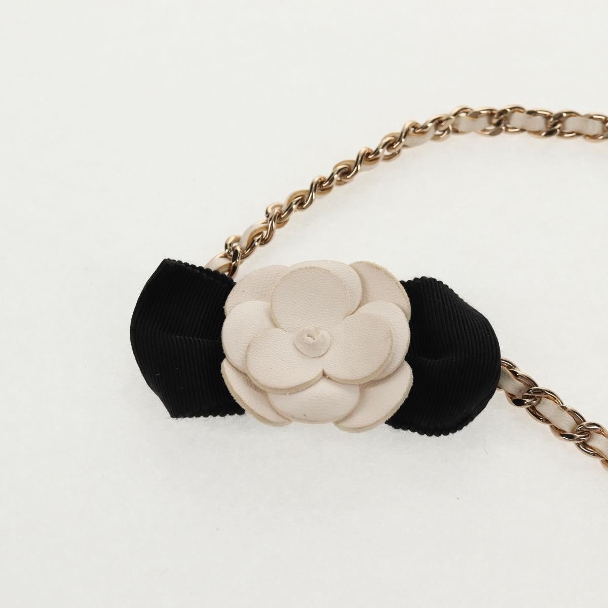 Chanel Chanel Camellia Bow Flap Card Holder with Chain Quilted Lambskin Size ONE SIZE - 15 Thumbnail