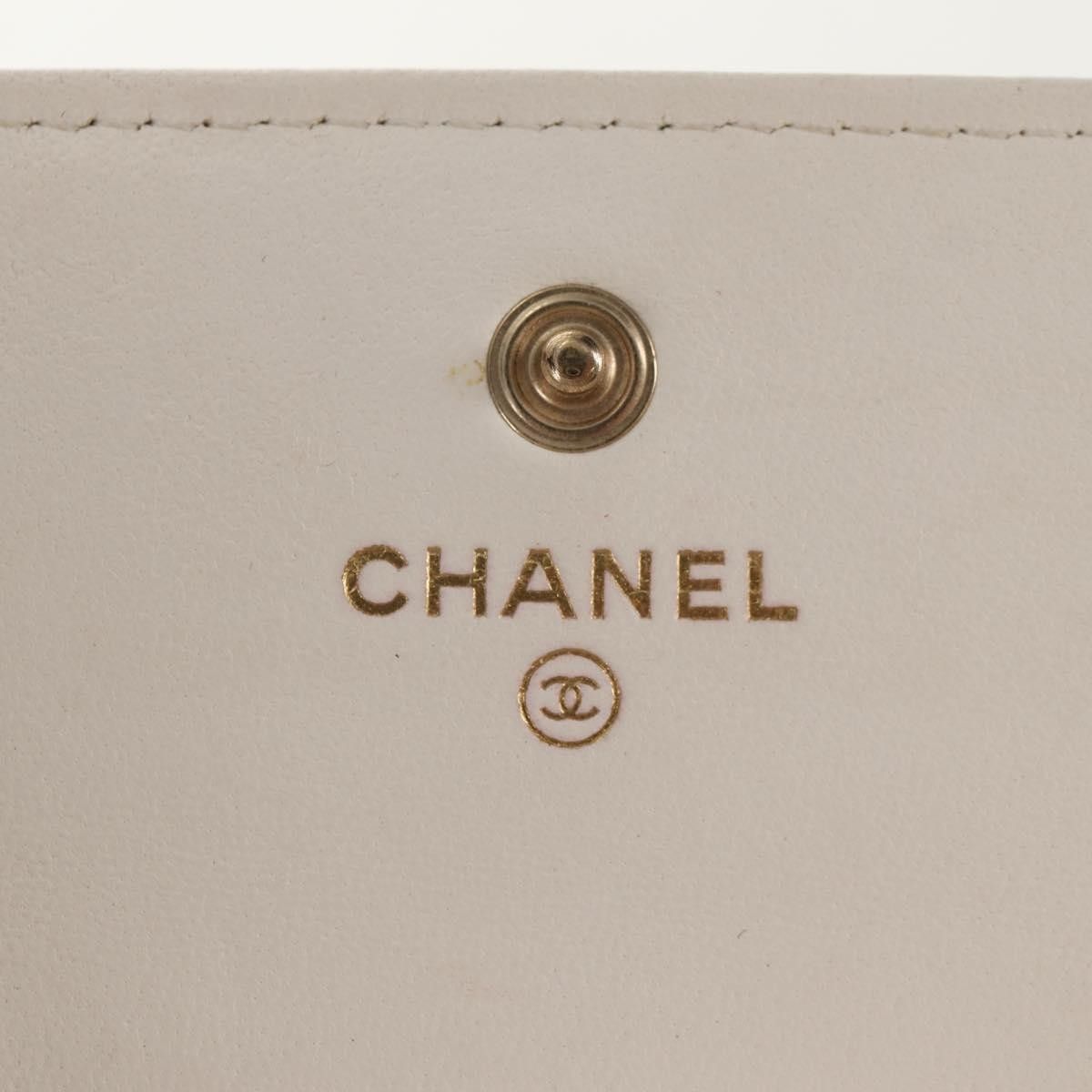 Chanel Chanel Camellia Bow Flap Card Holder with Chain Quilted Lambskin Size ONE SIZE - 6 Thumbnail