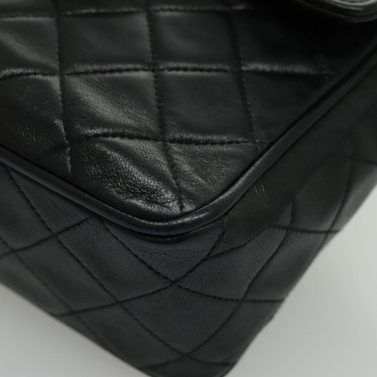 Chanel Chanel Vintage CC Pushlock Flap Bag Quilted Lambskin Size ONE SIZE - 10 Thumbnail