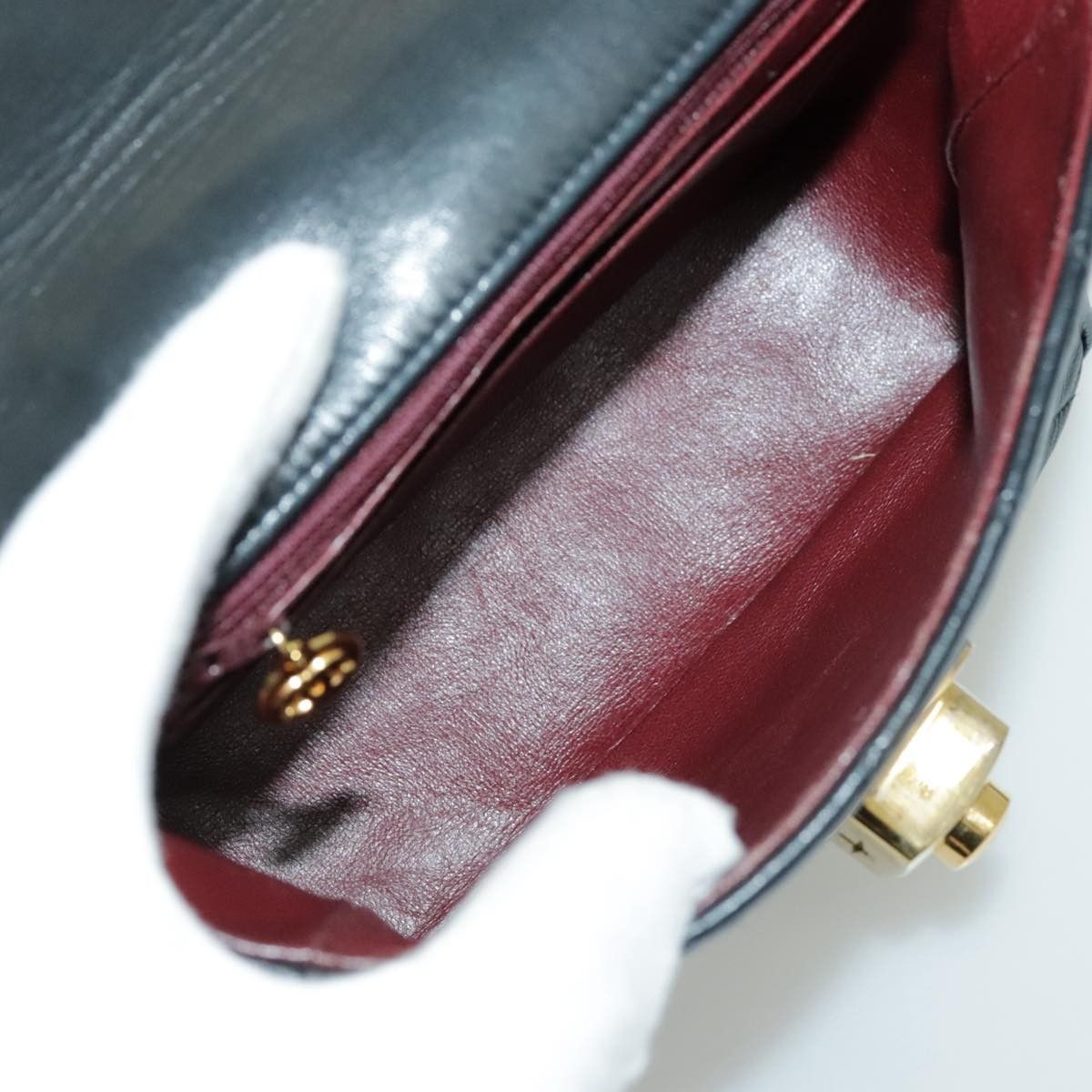 Chanel Chanel Vintage CC Pushlock Flap Bag Quilted Lambskin Size ONE SIZE - 5 Thumbnail