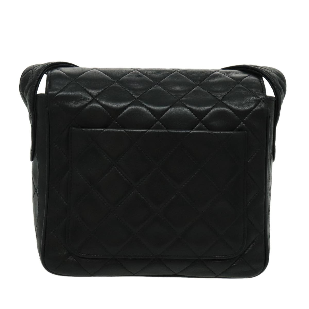 Chanel Chanel Vintage CC Pushlock Flap Bag Quilted Lambskin Size ONE SIZE - 2 Thumbnail