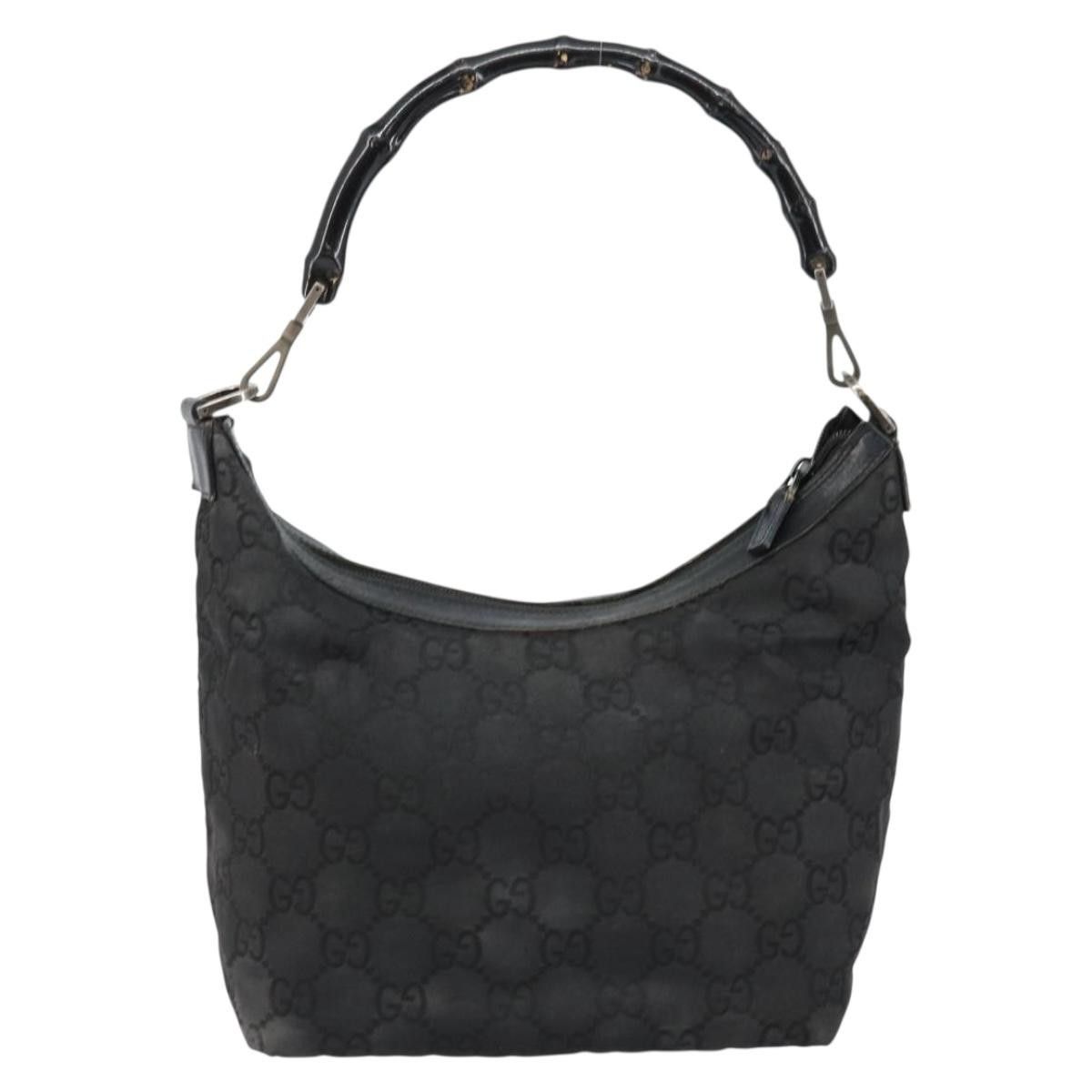 Gucci Gucci Vintage Bamboo Hobo GG Canvas Size ONE SIZE - 2 Thumbnail