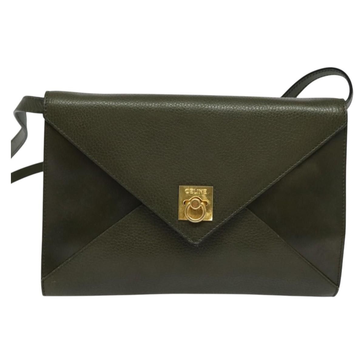 Celine Celine Envelope Shoulder Bag Leather Size ONE SIZE - 19 Thumbnail