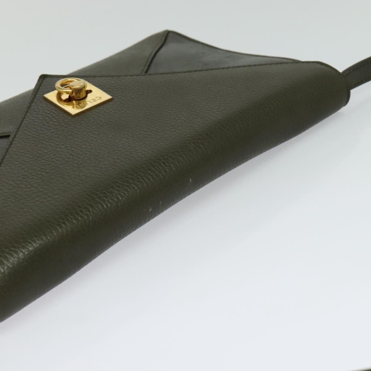Celine Celine Envelope Shoulder Bag Leather Size ONE SIZE - 16 Thumbnail