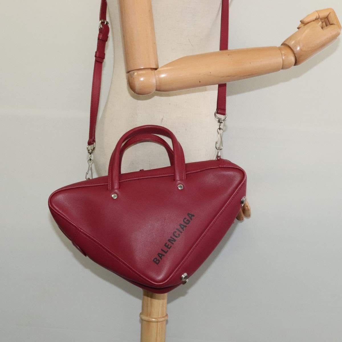 Balenciaga Balenciaga Triangle Duffle Leather Size ONE SIZE - 14 Thumbnail
