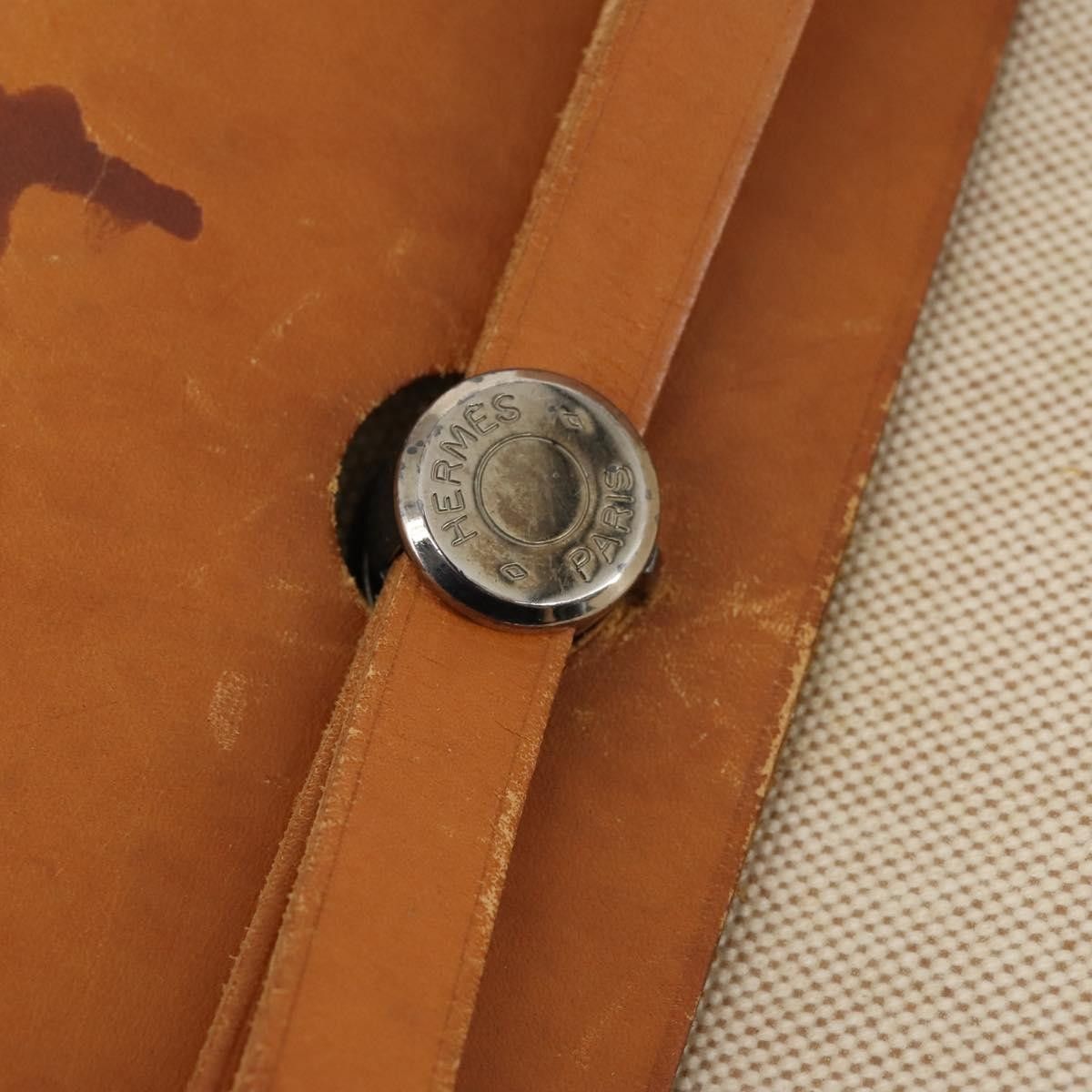Hermes Hermes Herbag Toile and Leather Size ONE SIZE - 13 Thumbnail