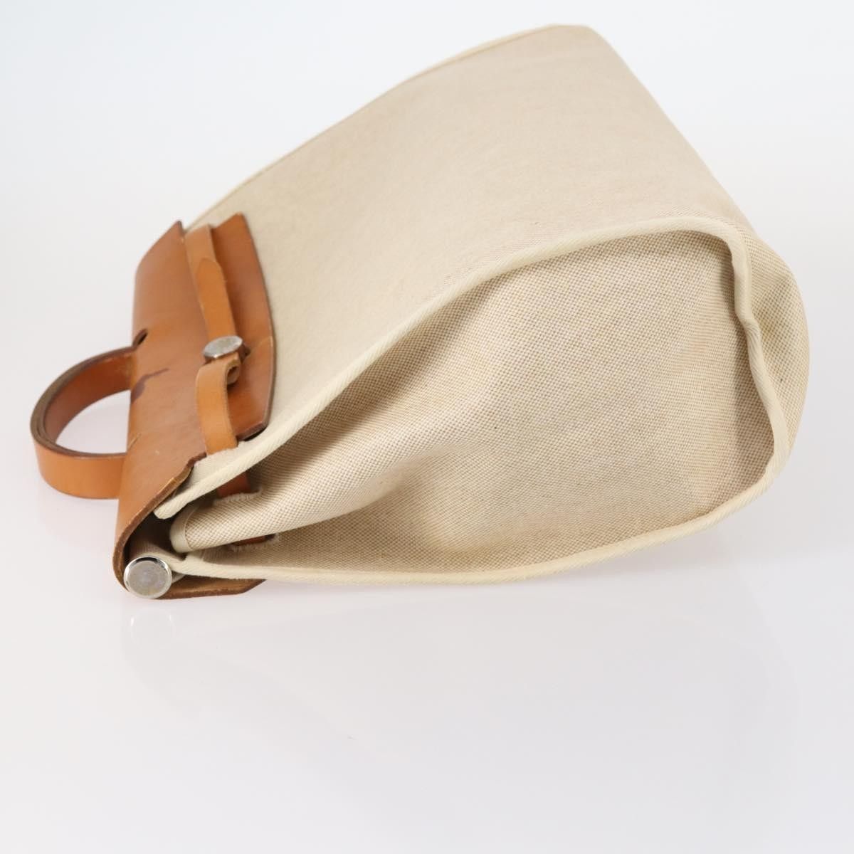 Hermes Hermes Herbag Toile and Leather Size ONE SIZE - 4 Thumbnail