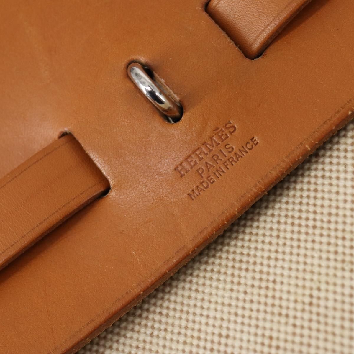 Hermes Hermes Herbag Toile and Leather Size ONE SIZE - 6 Thumbnail