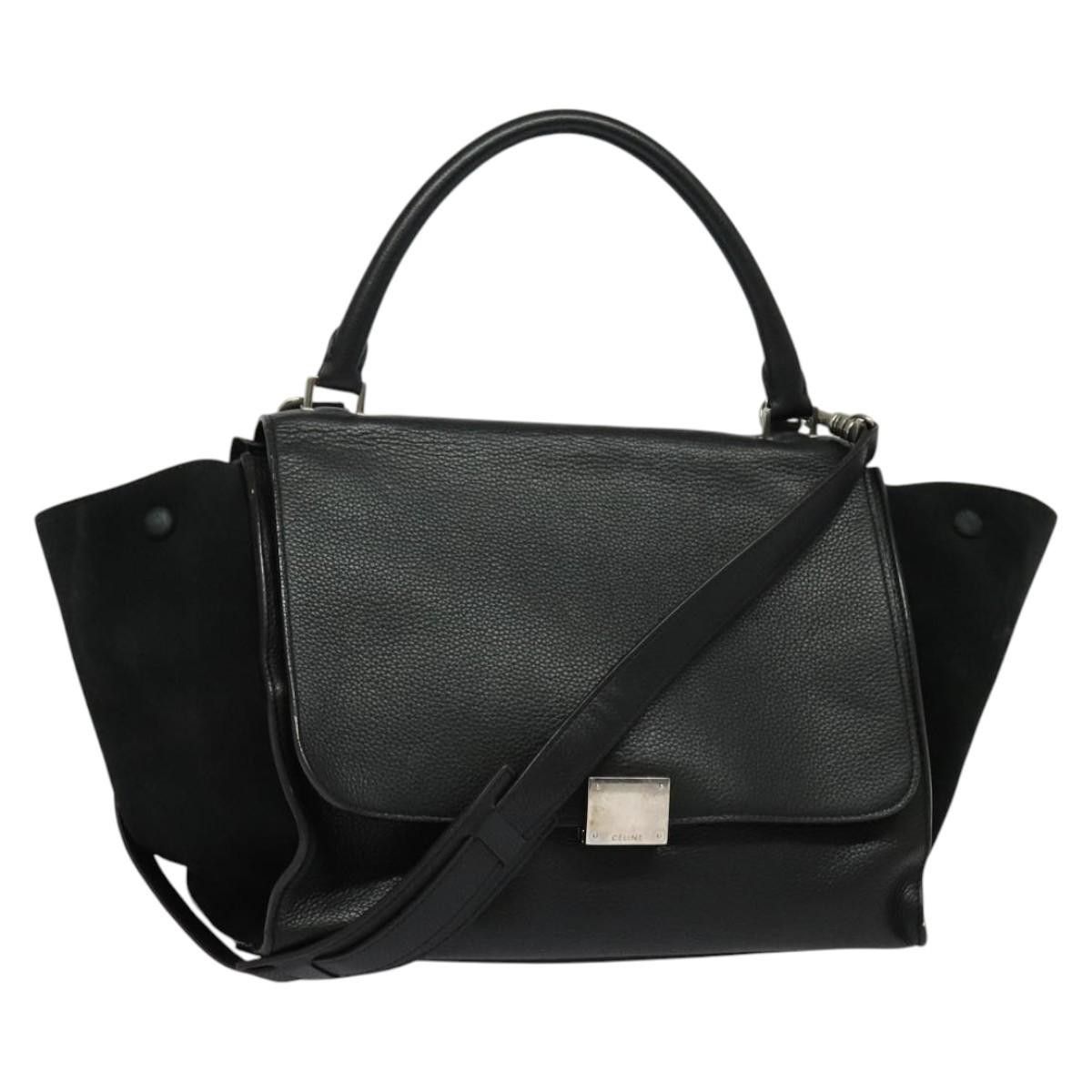 Celine Celine Trapeze Bag Leather with Suede Size ONE SIZE - 15 Thumbnail