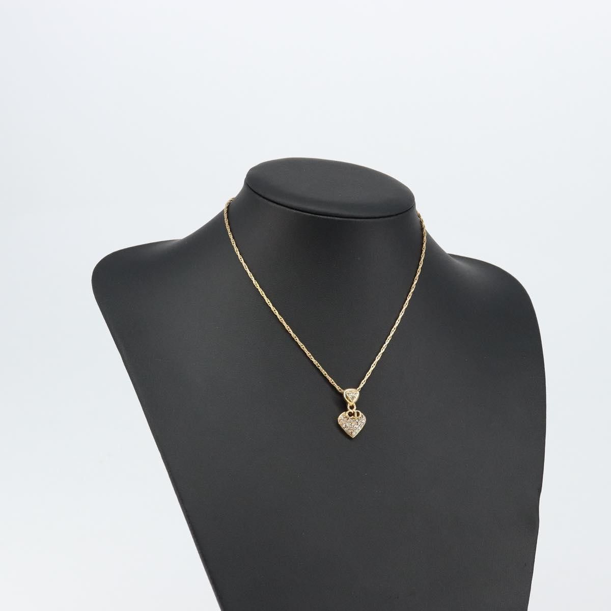 Dior Christian Dior CD Pendant Necklace Metal and Crystals Size ONE SIZE - 6 Thumbnail