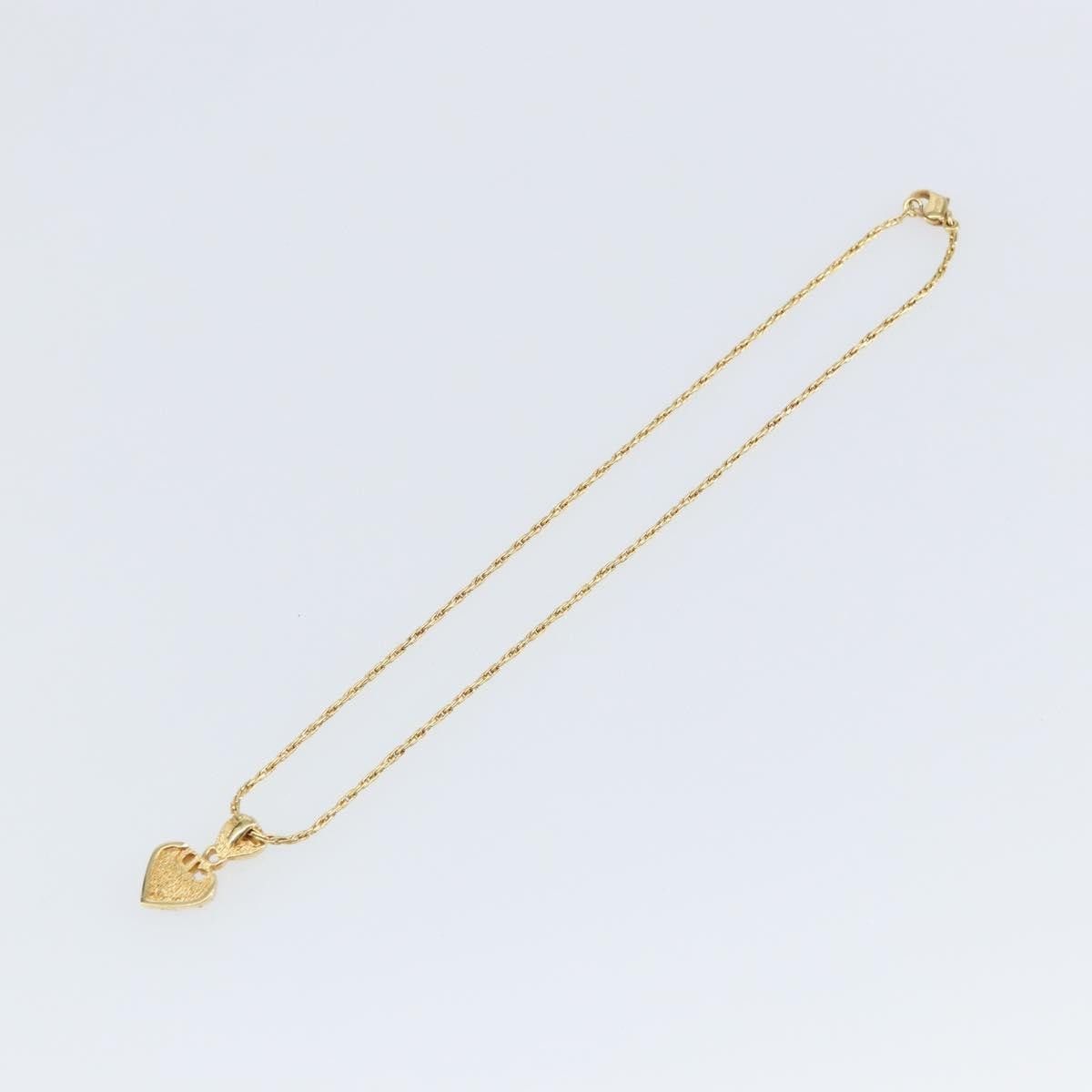 Dior Christian Dior CD Pendant Necklace Metal and Crystals Size ONE SIZE - 2 Thumbnail