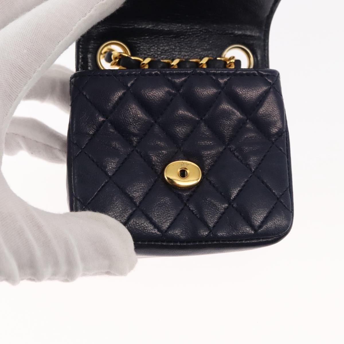 Chanel Chanel Square Classic Single Flap Top Handle Bag Quilted Lambskin Size ONE SIZE - 17 Thumbnail