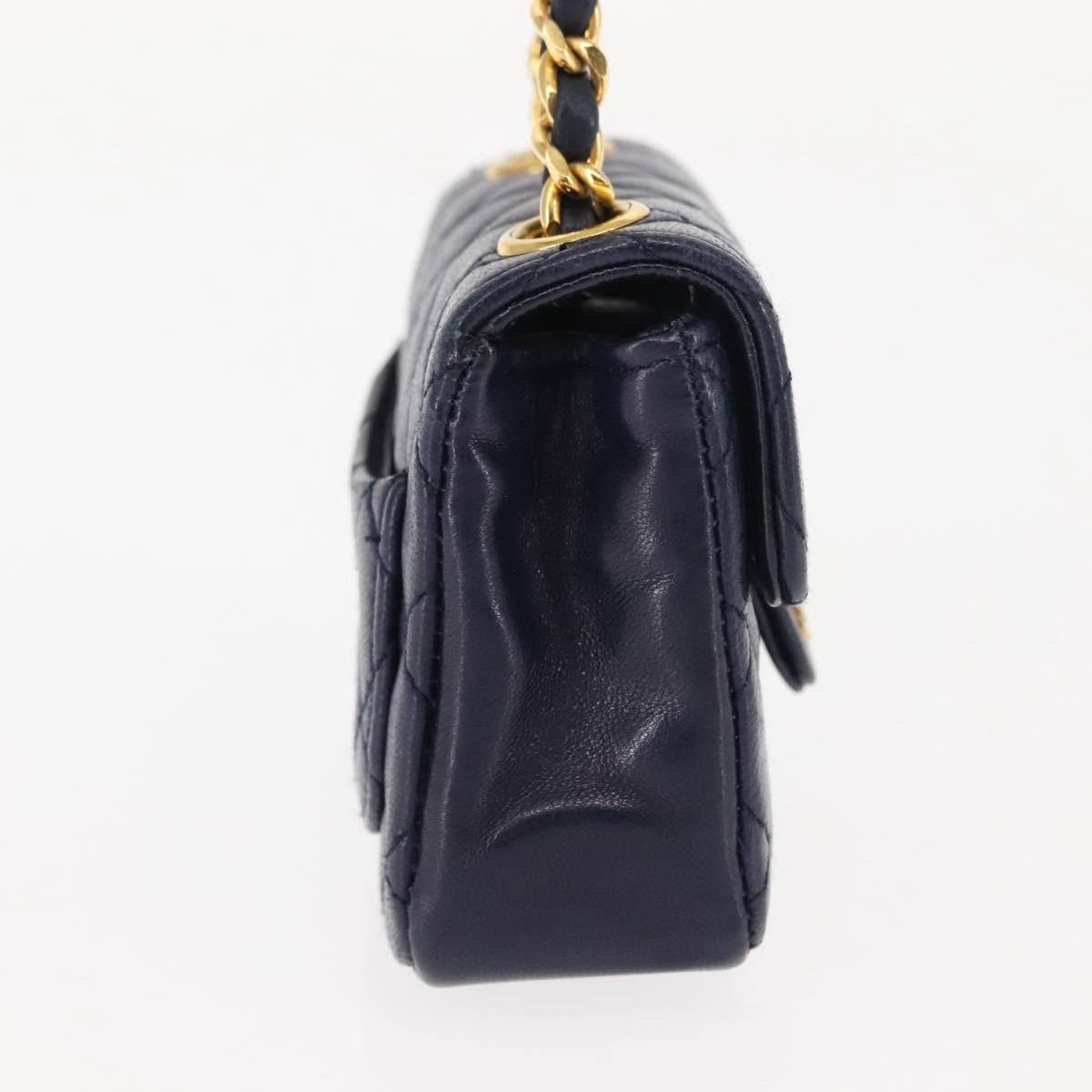 Chanel Chanel Square Classic Single Flap Top Handle Bag Quilted Lambskin Size ONE SIZE - 4 Thumbnail