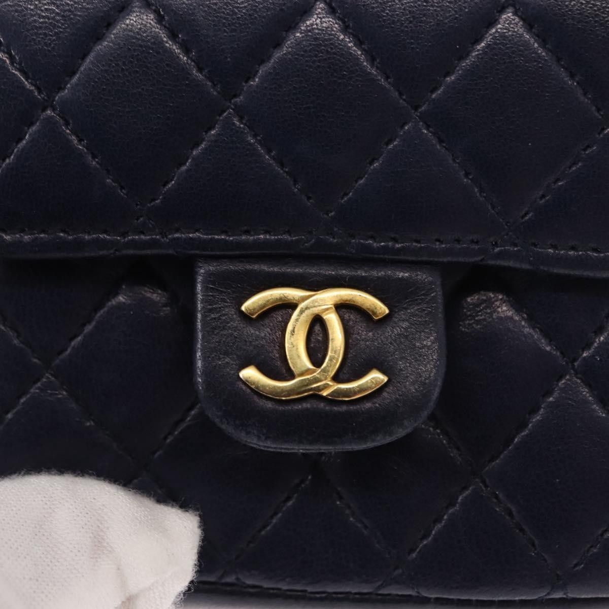 Chanel Chanel Square Classic Single Flap Top Handle Bag Quilted Lambskin Size ONE SIZE - 12 Thumbnail