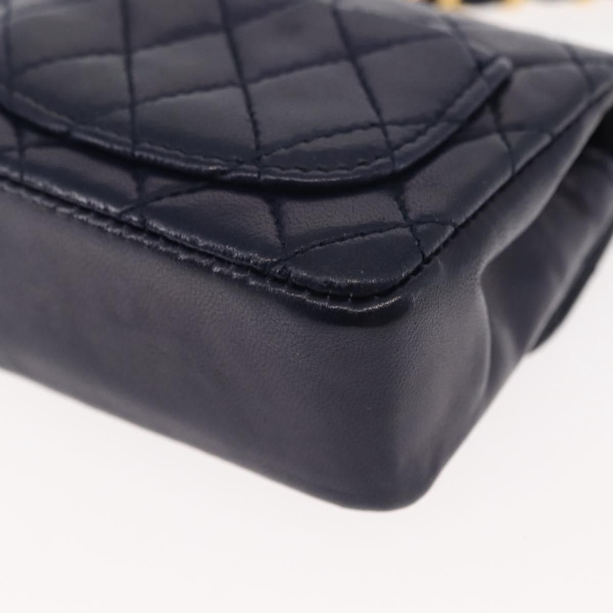 Chanel Chanel Square Classic Single Flap Top Handle Bag Quilted Lambskin Size ONE SIZE - 11 Thumbnail