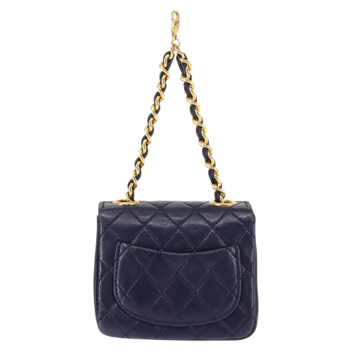 Chanel Chanel Square Classic Single Flap Top Handle Bag Quilted Lambskin Size ONE SIZE - 2 Thumbnail