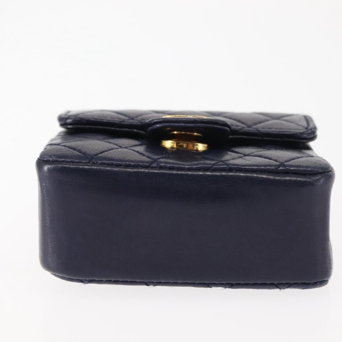 Chanel Chanel Square Classic Single Flap Top Handle Bag Quilted Lambskin Size ONE SIZE - 13 Thumbnail