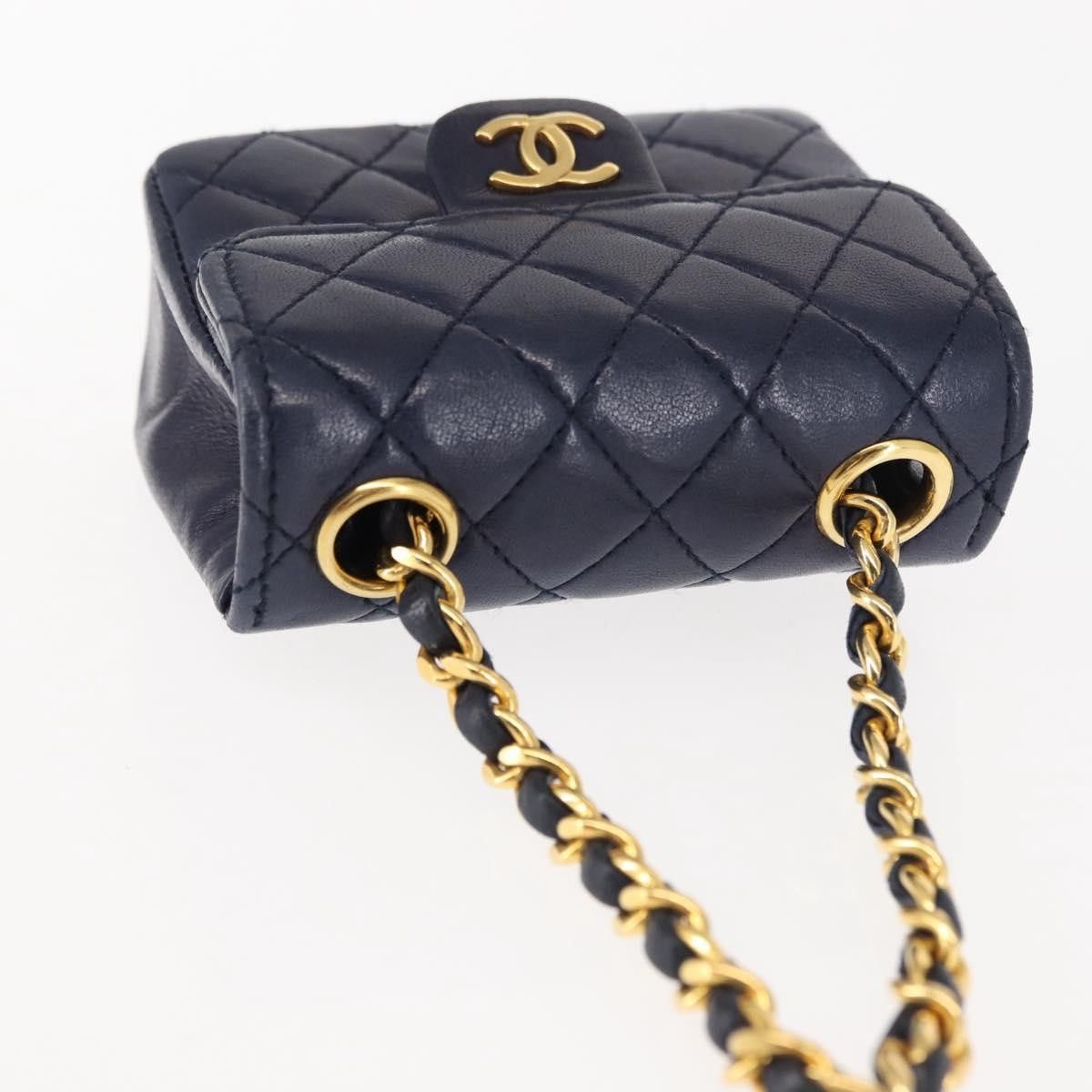 Chanel Chanel Square Classic Single Flap Top Handle Bag Quilted Lambskin Size ONE SIZE - 14 Thumbnail