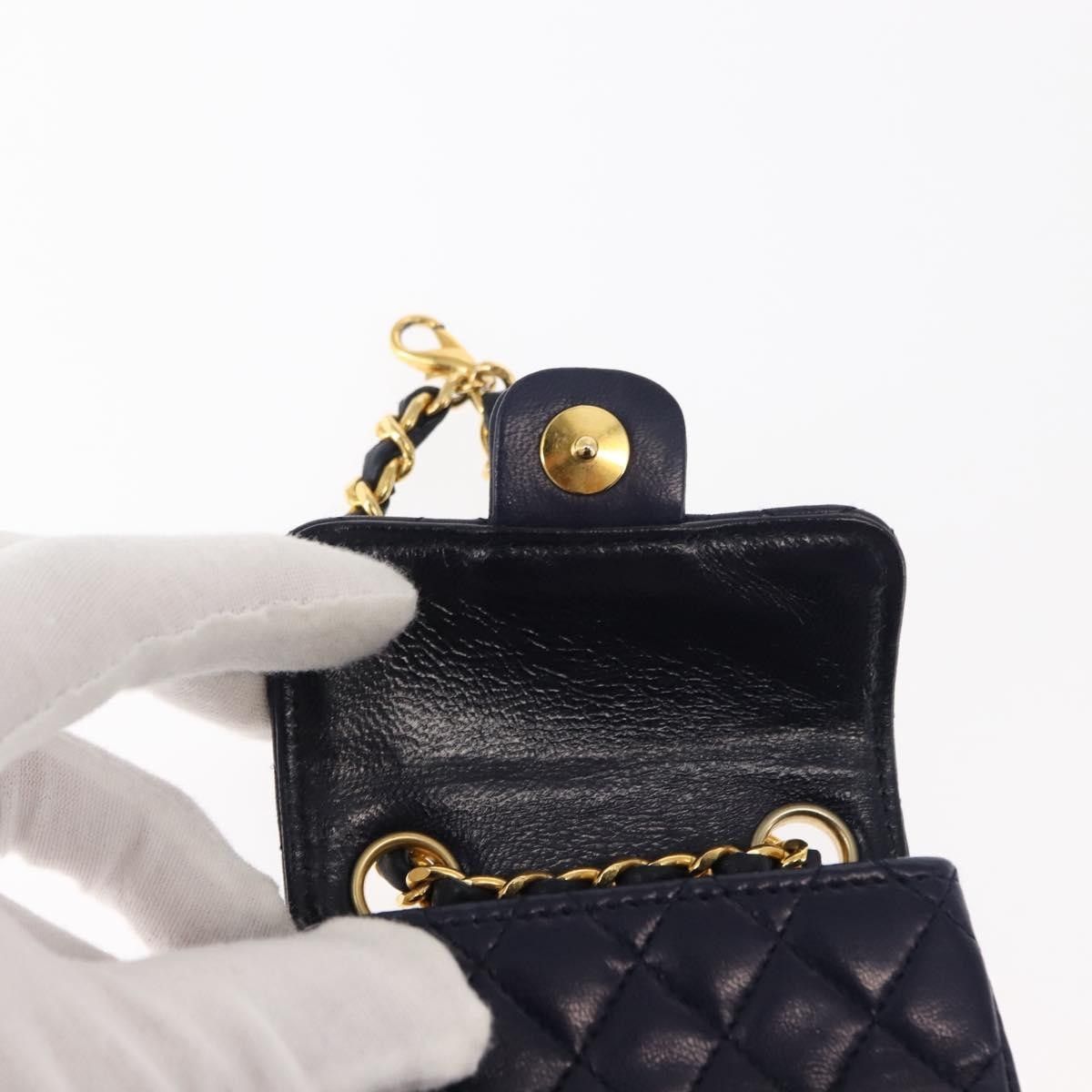 Chanel Chanel Square Classic Single Flap Top Handle Bag Quilted Lambskin Size ONE SIZE - 16 Thumbnail