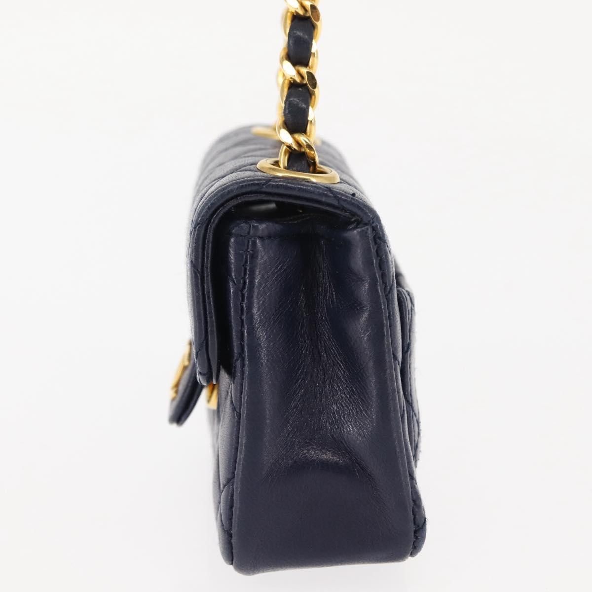 Chanel Chanel Square Classic Single Flap Top Handle Bag Quilted Lambskin Size ONE SIZE - 3 Thumbnail