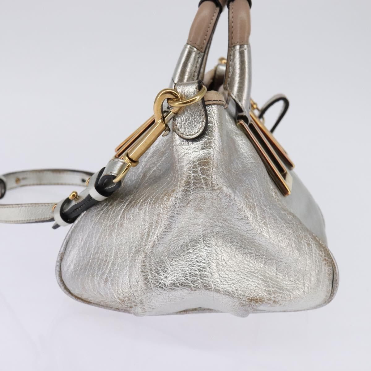 Chloe Chloe Paddington Lock Handbag Leather Size ONE SIZE - 4 Thumbnail