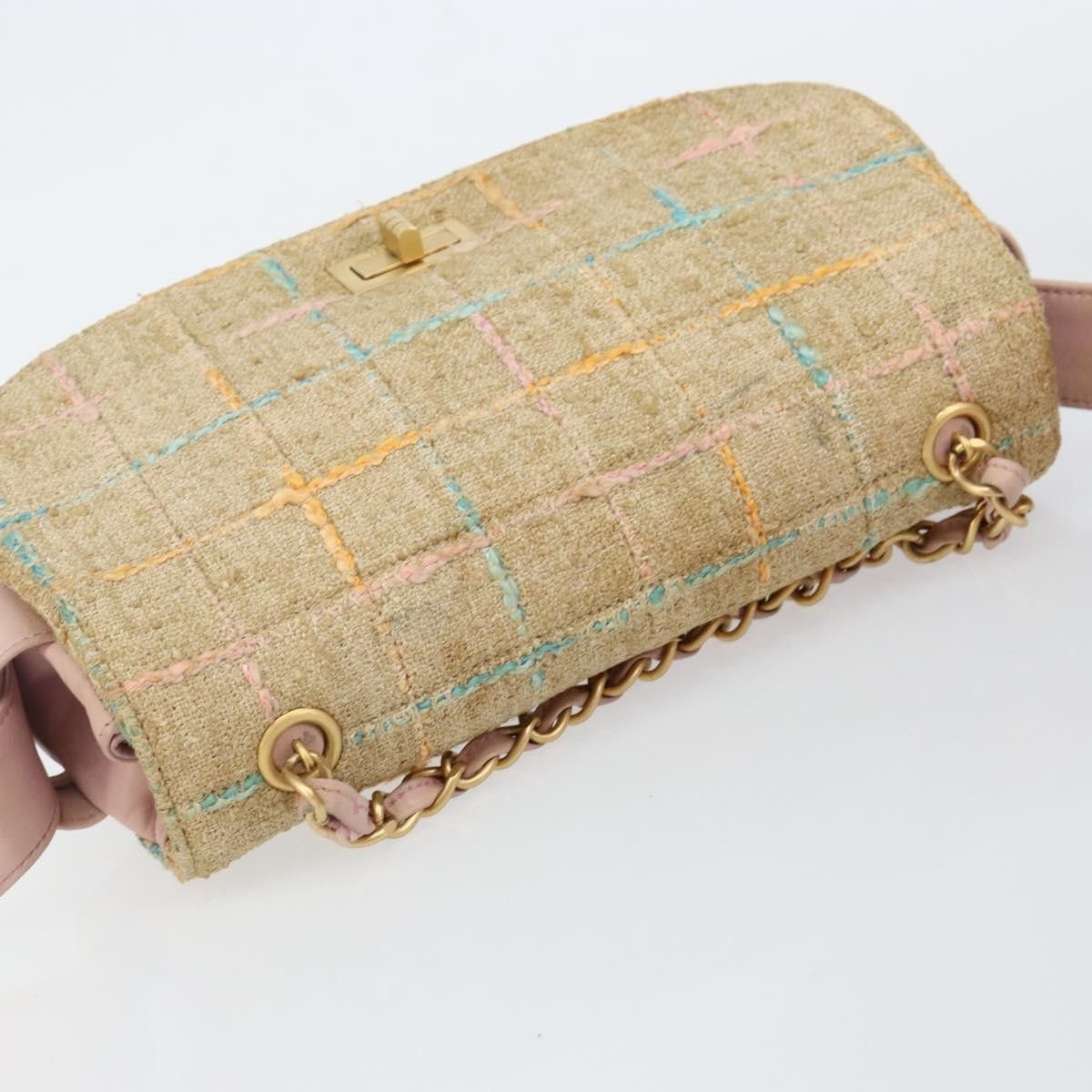 Chanel Chanel Chocolate Bar 2.55 Shoulder bag Tweed Size ONE SIZE - 16 Thumbnail