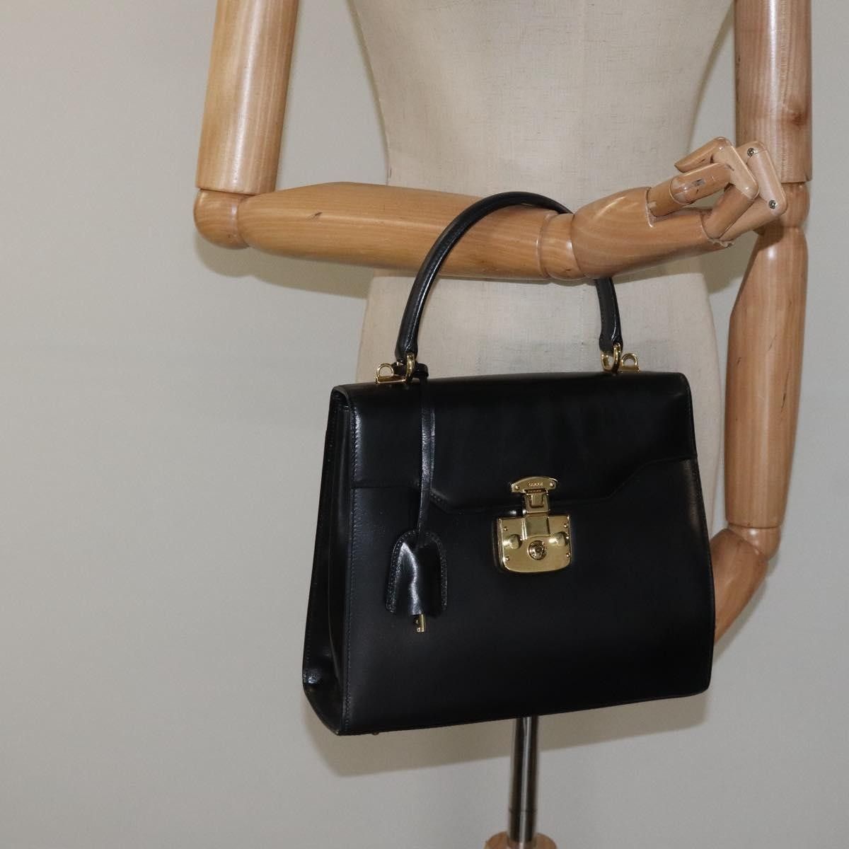 Gucci Gucci Vintage Lady Lock Top Handle Bag Leather Size ONE SIZE - 15 Thumbnail